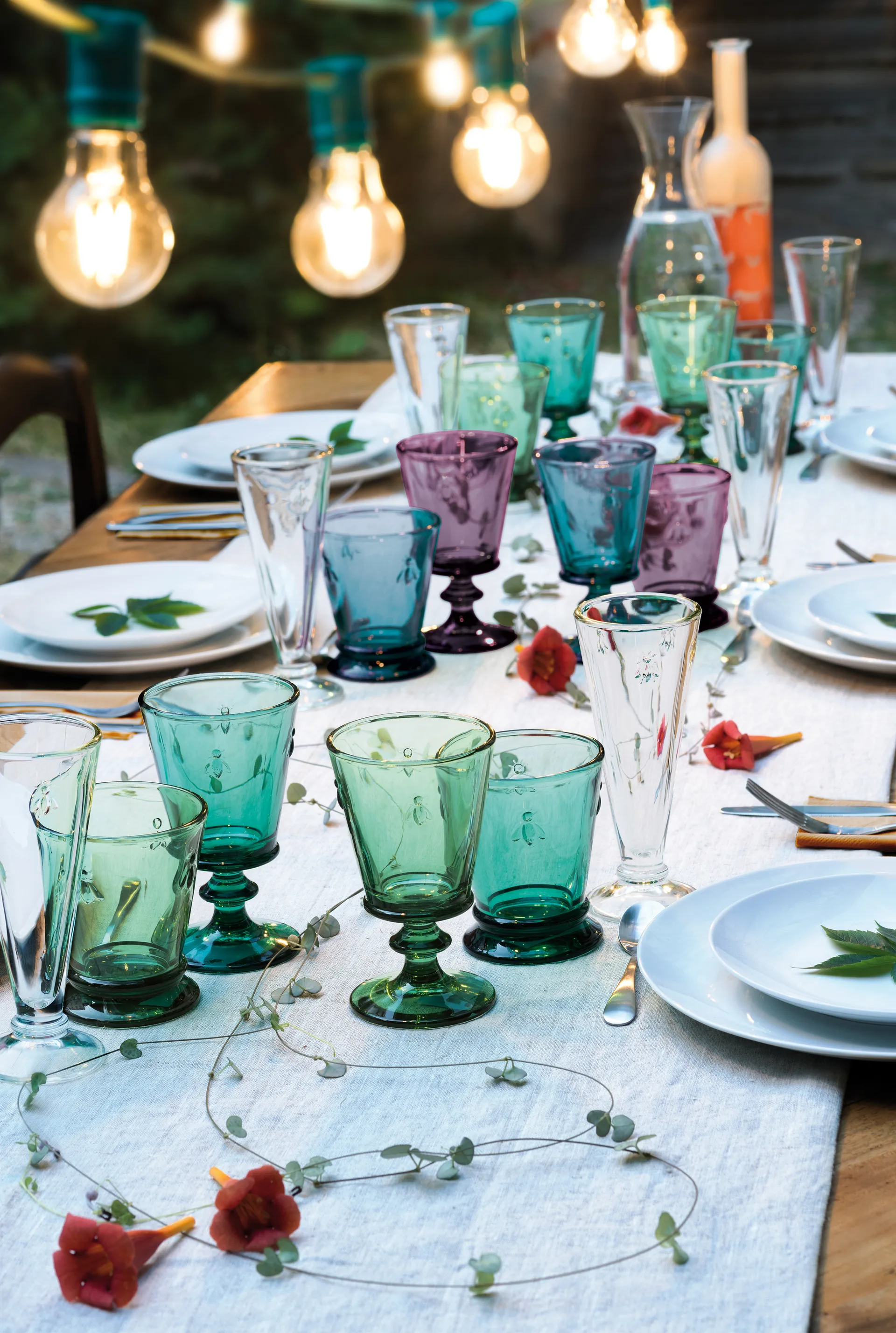 Abeille 红酒杯 24 cl 六件套装, Aubergine La Rochère