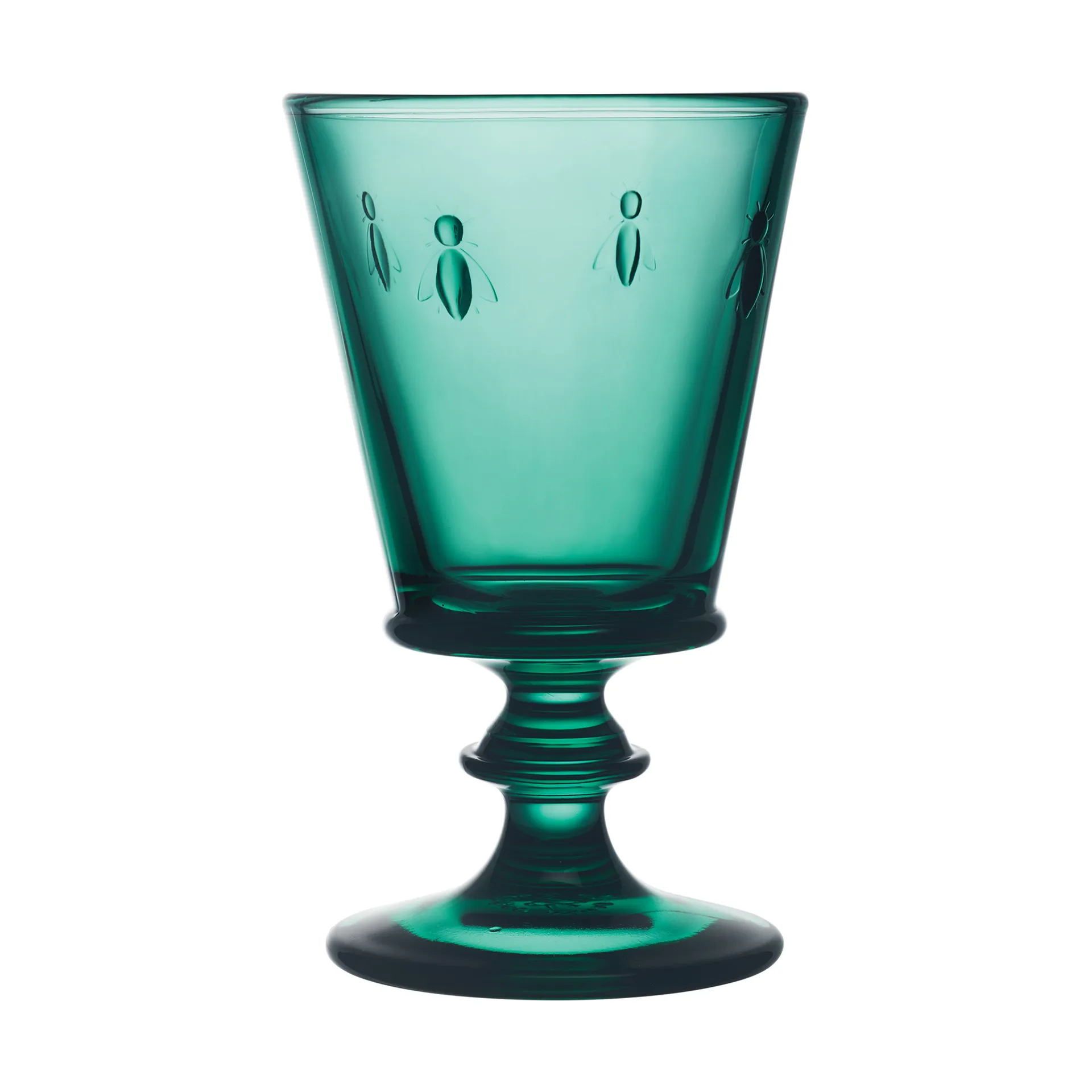 Abeille 葡萄酒杯 240ml 6只装, 祖母绿色 La Rochère