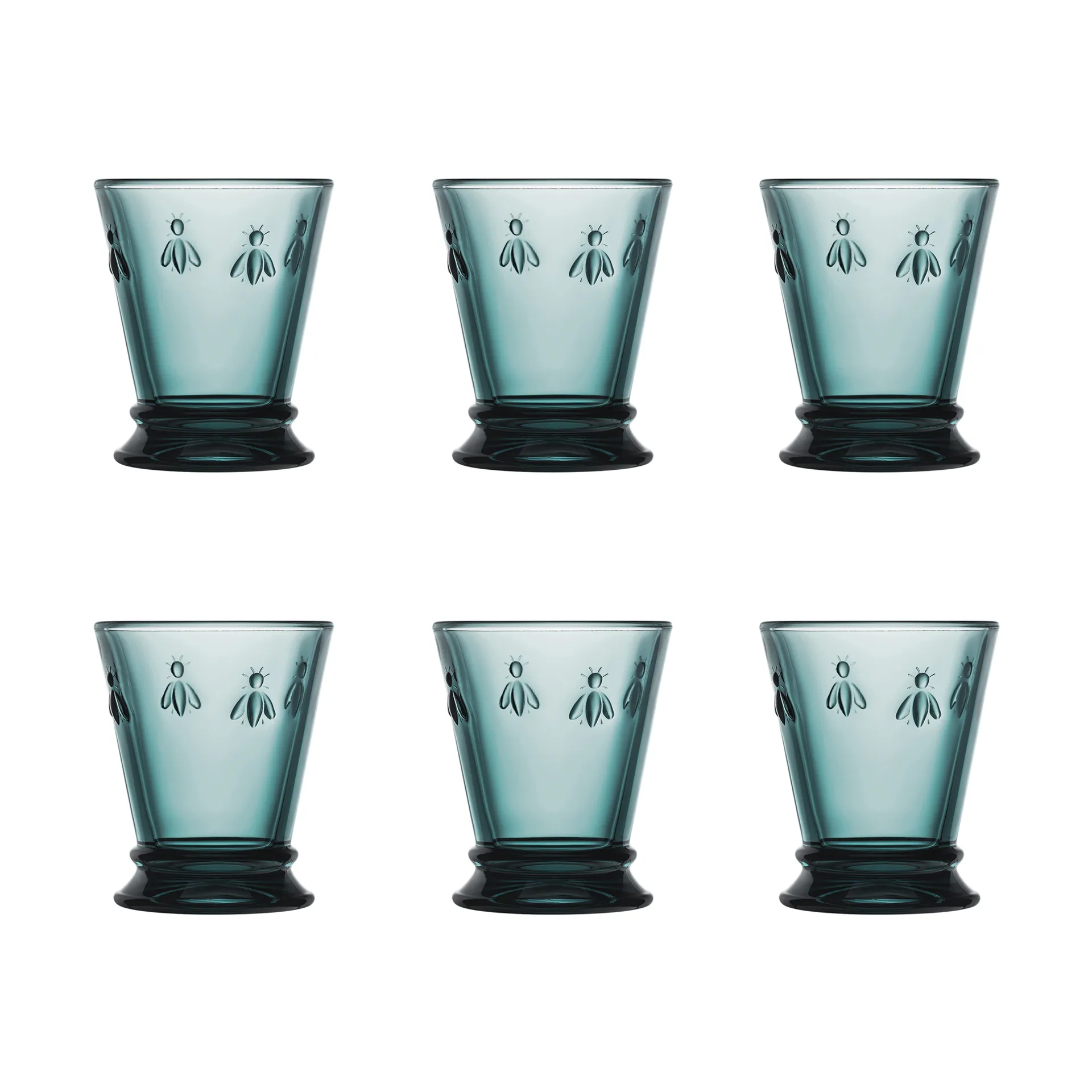 Abeille 水杯 260ml 6只装, 深蓝色 La Rochère