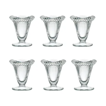 Cadette dessert 碗 20 cl 六件套装 - Clear - La Rochère