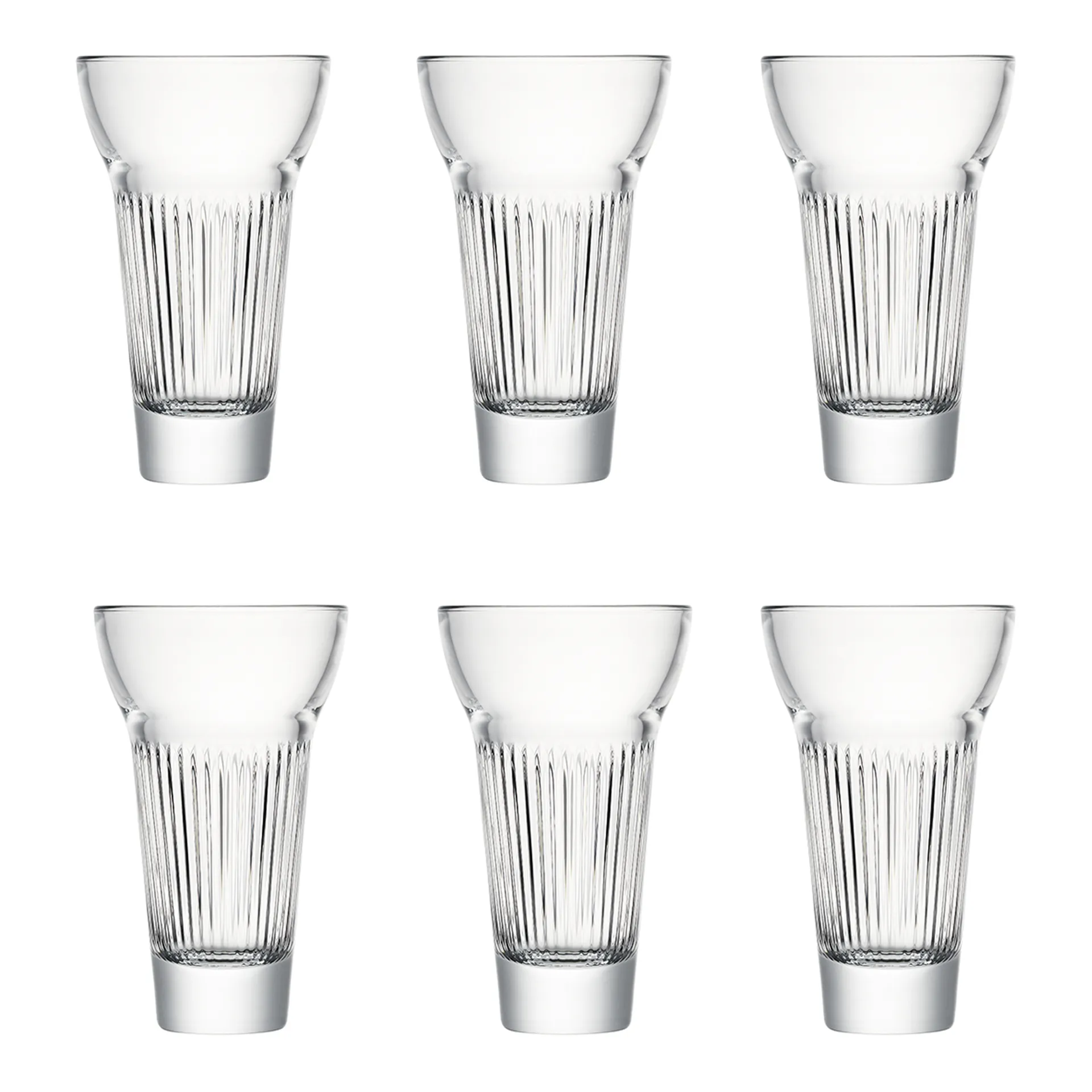 Calanque Marius 杯子/玻璃杯/酒杯 22 cl 六件套装, 透明 La Rochère