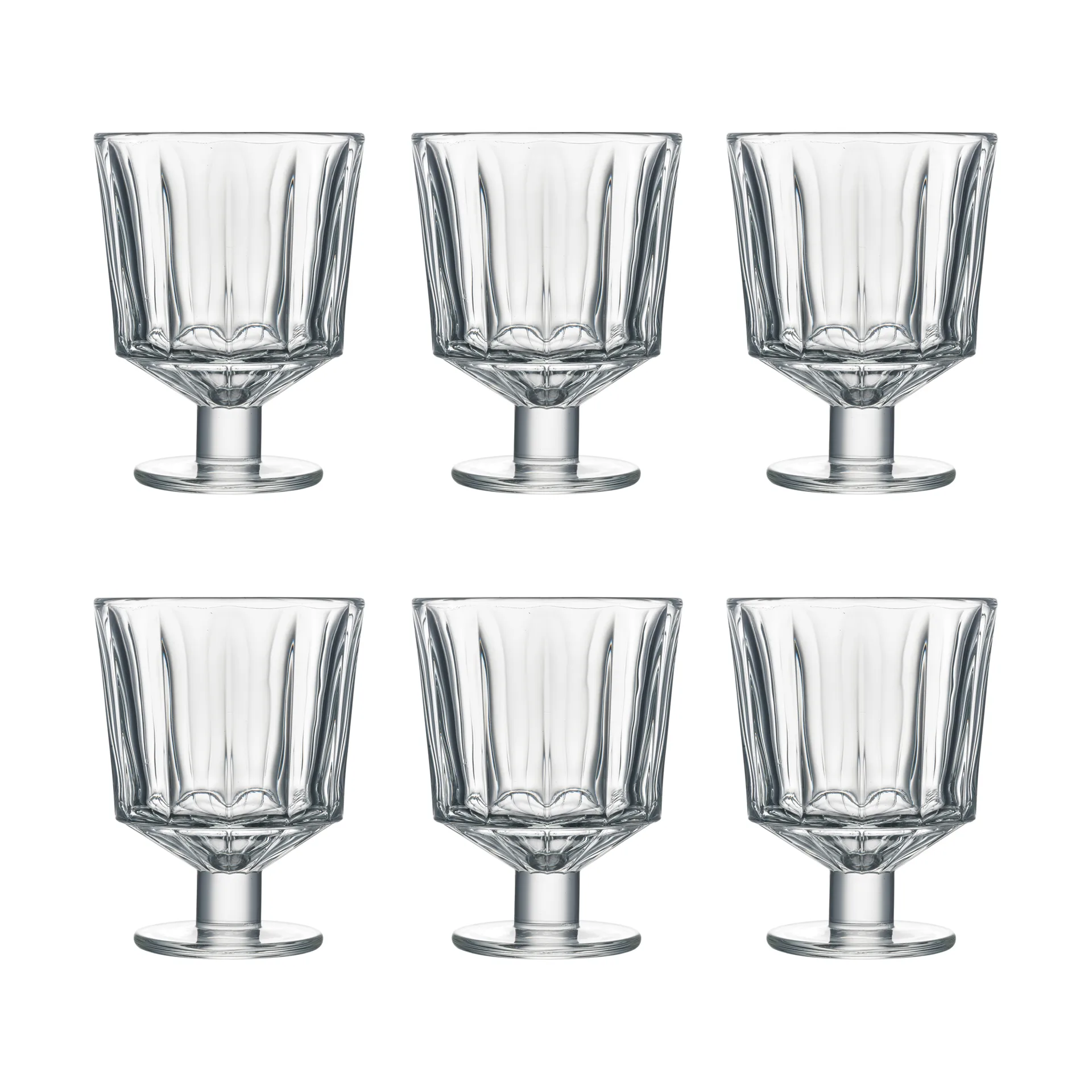 City 葡萄酒杯 260ml 6只装, 透明 La Rochère