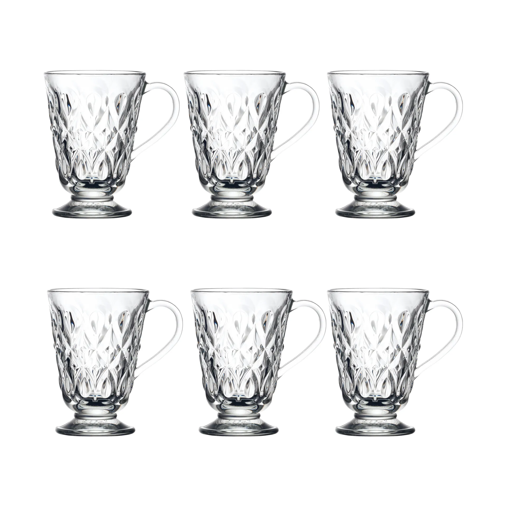 Lyonnais 马克杯 27 cl 六件套装, Clear La Rochère