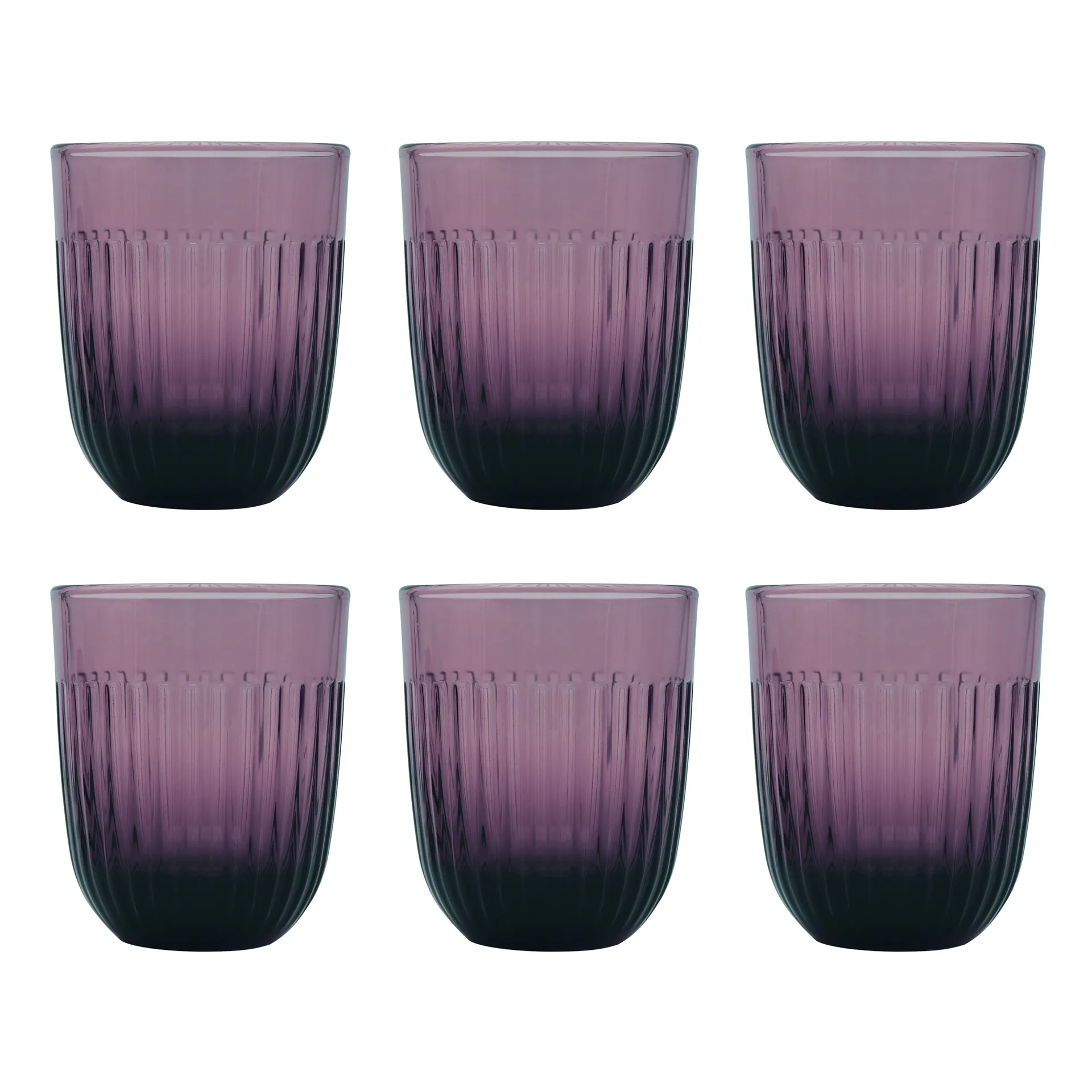 Ouessant 水杯 29 cl 六件套装, Eggplant La Rochère