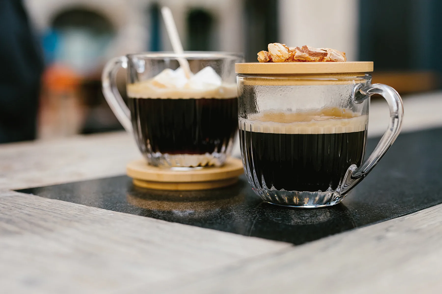 Ouessant 马克杯 （含盖子）/碟子 两件套装, 透明 La Rochère