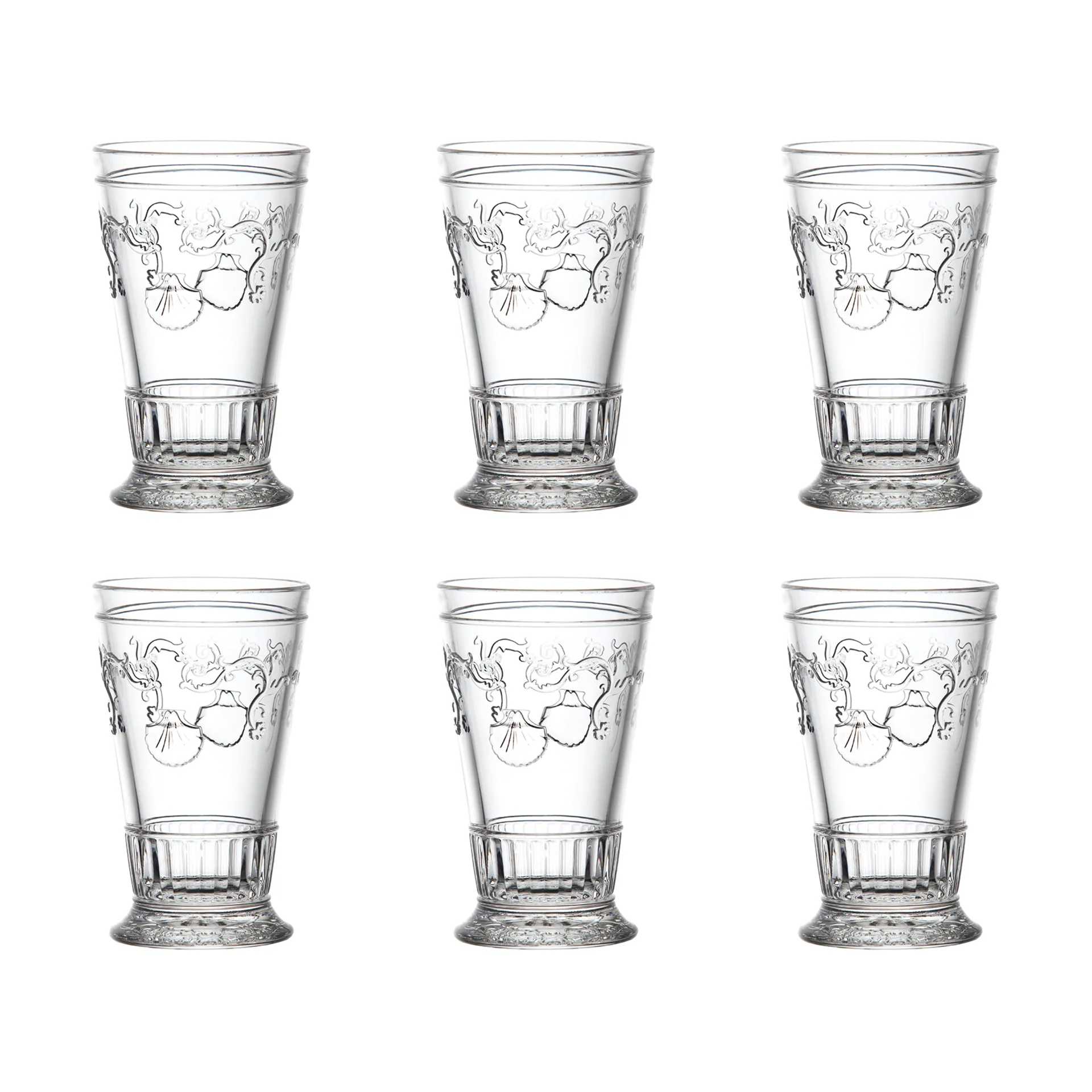 Versailles 长饮杯 330ml 6只装, 透明 La Rochère
