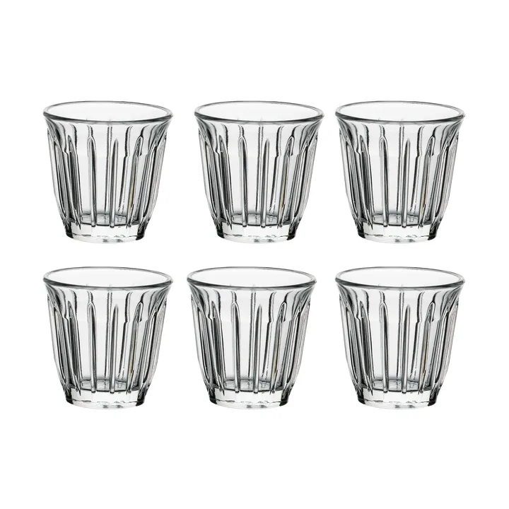 Zinc 浓缩咖啡杯 100ml 6只装 - 透明 - La Rochère