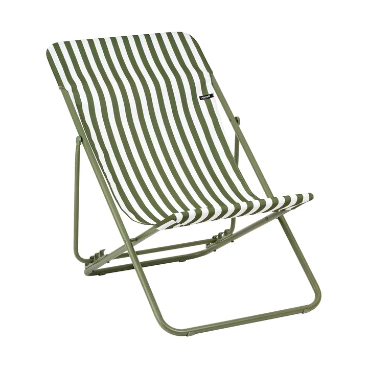 Maxi Transat sun lounger - Rayures Moss - Lafuma