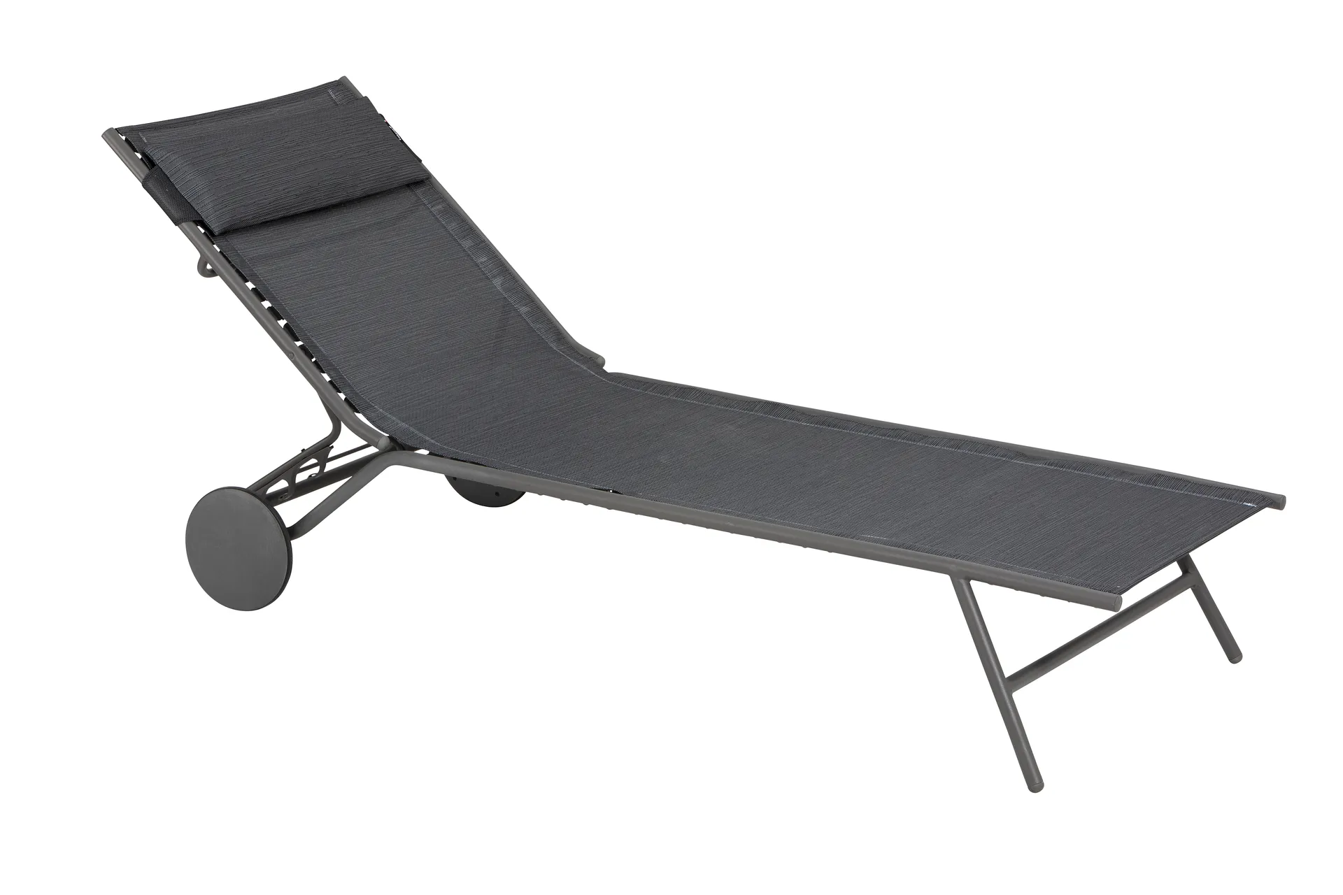 Miami II sun lounger Batyline Duo, Obsidian Lafuma