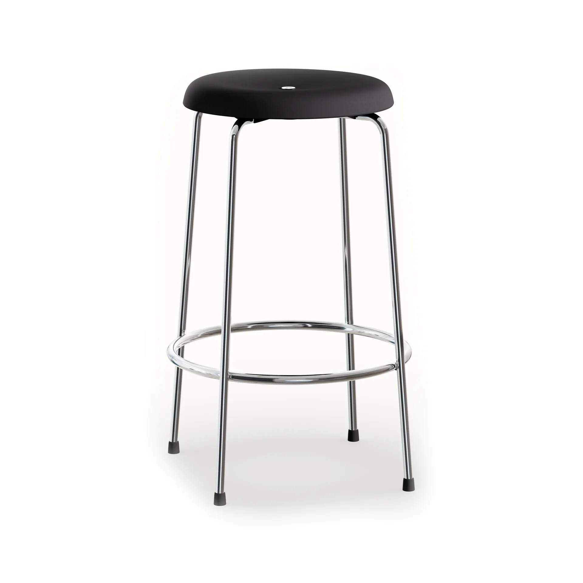 凳子 barstool, 黑色 chromed frame, 63 cm Lammhults
