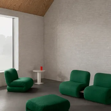 BAU 脚凳 - Divina 混纺 深绿 - Lammhults