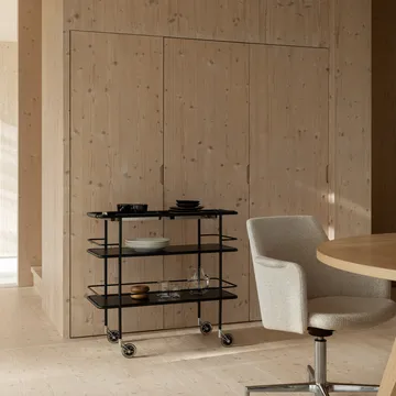 Cargo Support 可移动收纳边桌 - 黑色 - Lammhults