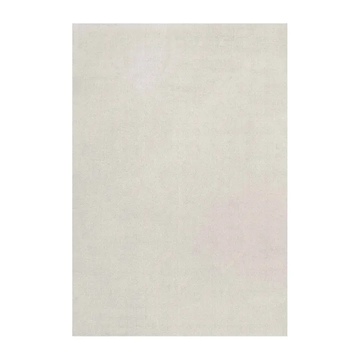 经典纯色羊毛地毯180x270cm - 骨白色 - Layered
