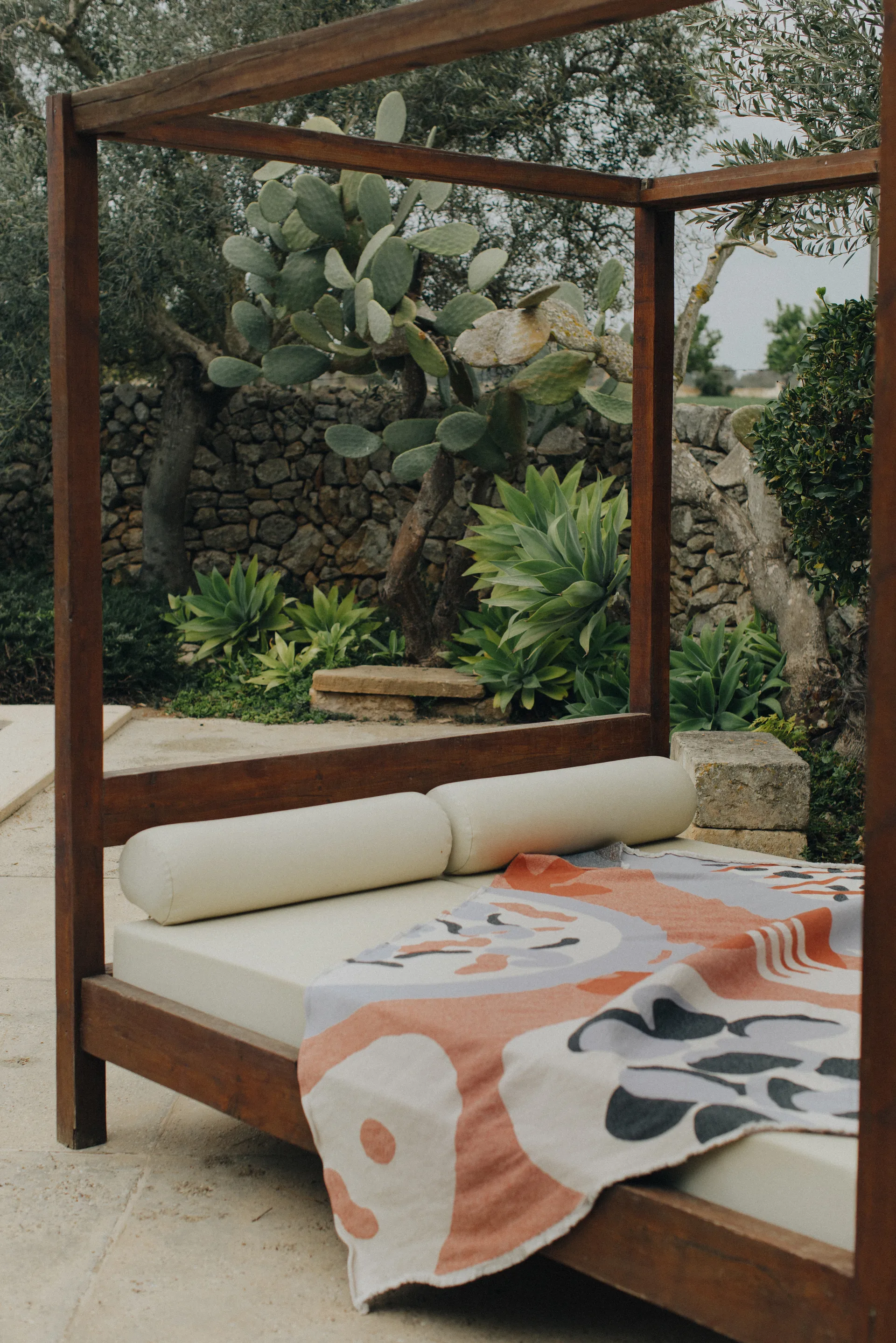 Boqueron 棉毯子 130x220 cm, Red Layered