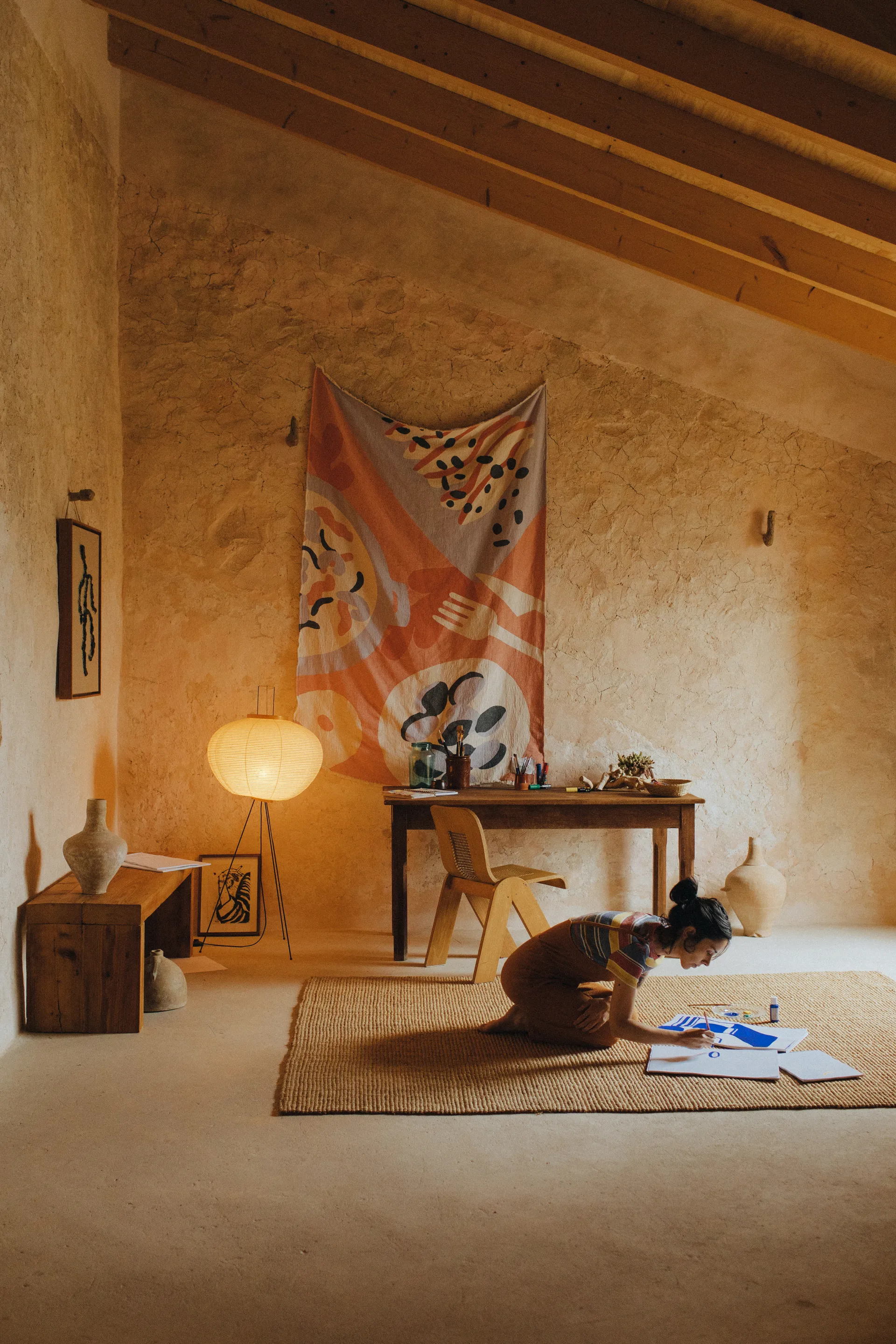 Boqueron 棉毯子 130x220 cm, Red Layered