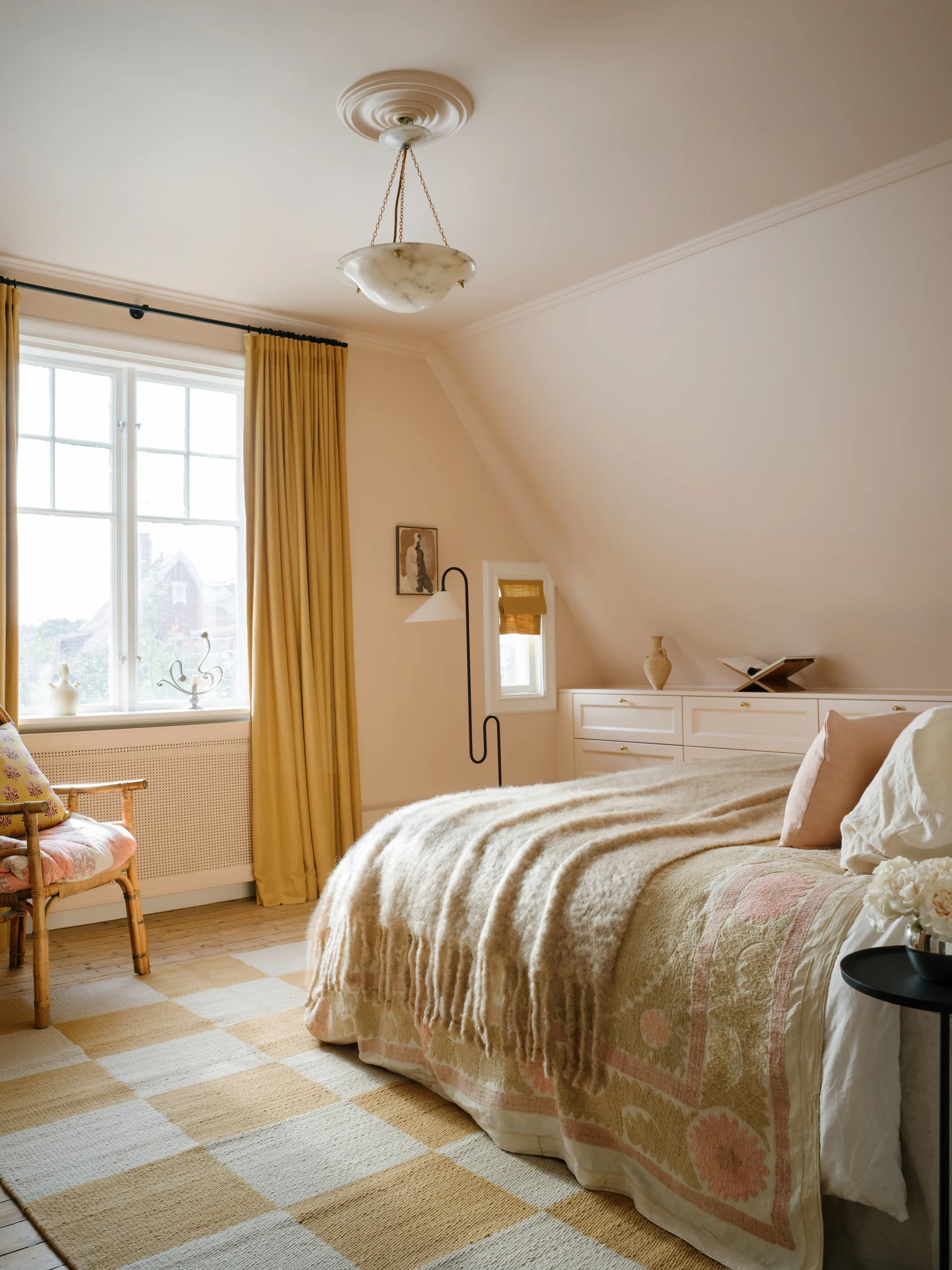 Chess 羊毛地毯, Harvest 黄色, 180x270 cm Layered