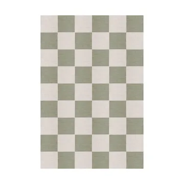 Chess 羊毛地毯 - Sage, 140x200 cm - Layered