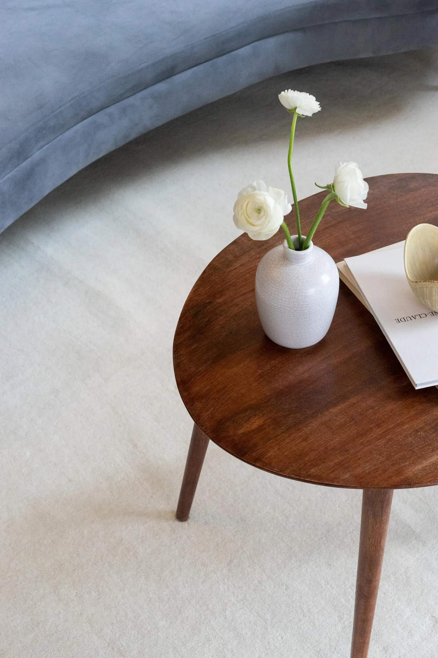 Classic solid 羊毛 地毯 180x270 cm, Bone 白色 Layered