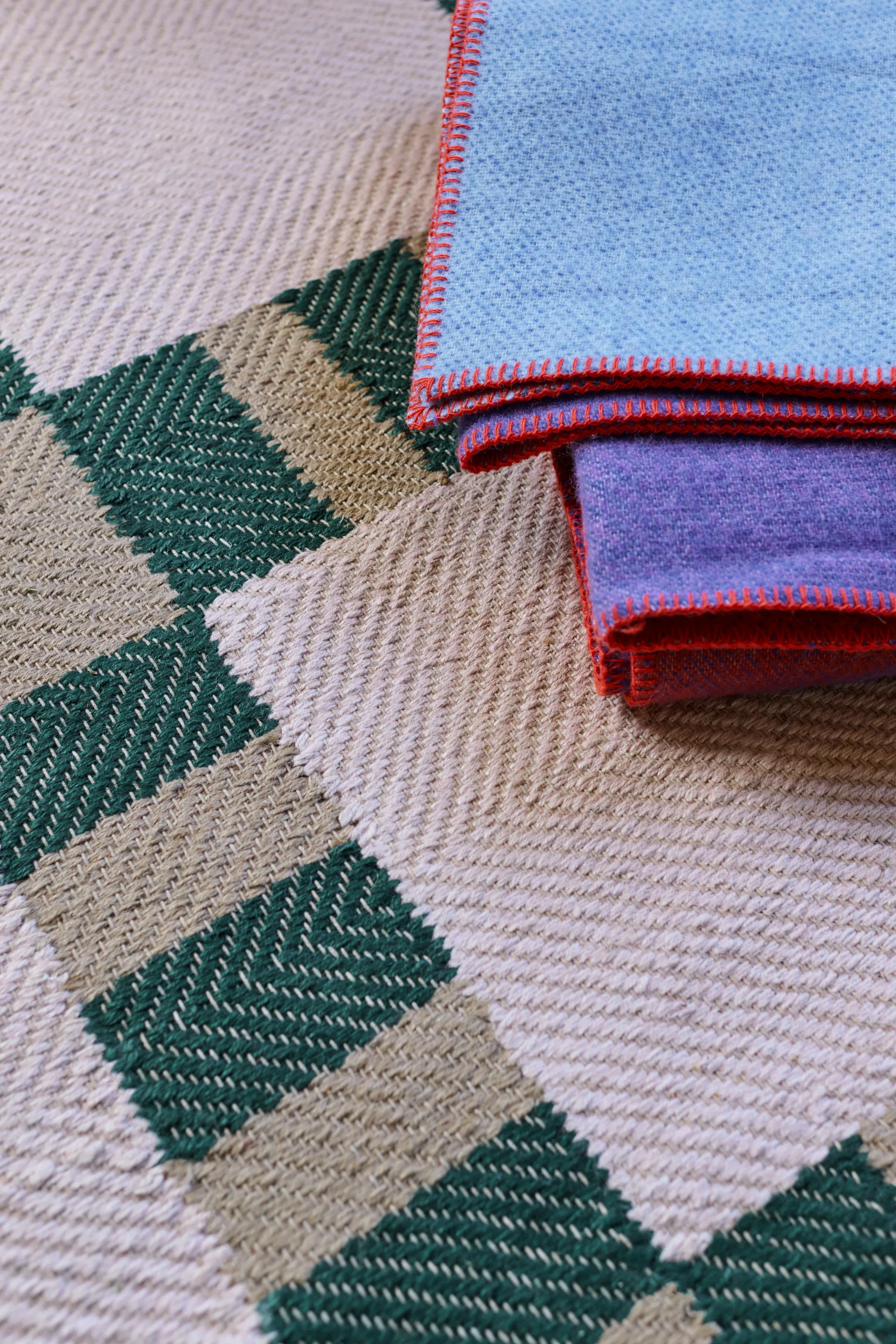 Evelina Kroon jute 地毯 140x200 cm, Korean chives Layered