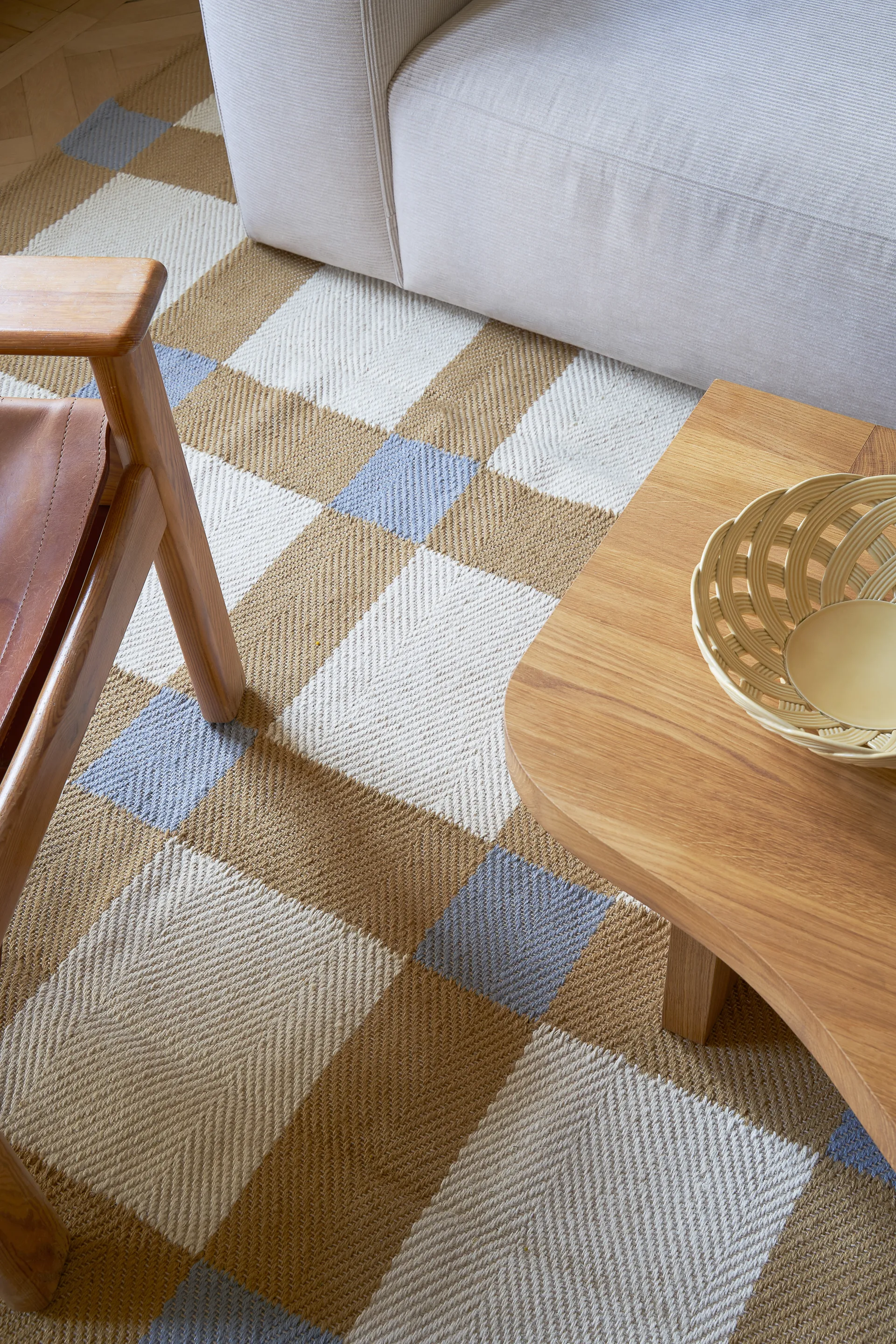 Evelina Kroon jute 地毯 75x200 cm, Dusk Layered