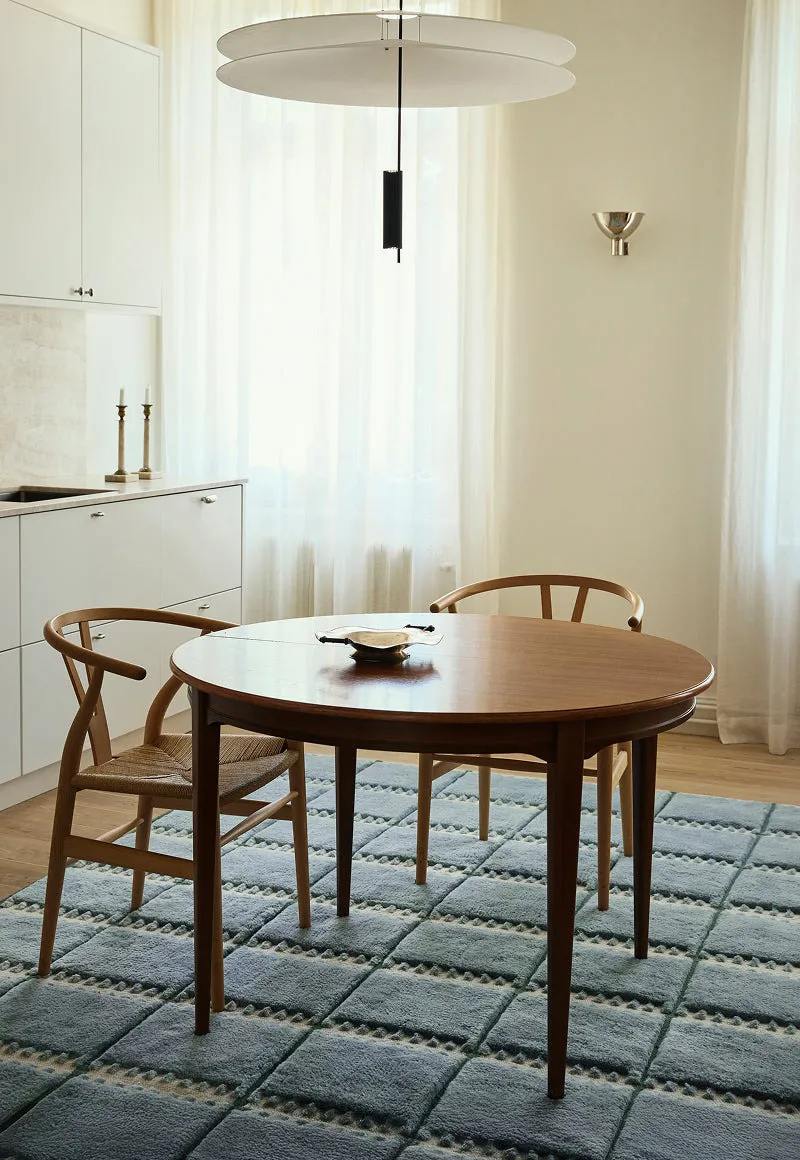 Lilly 羊毛 地毯, 蓝色, 180x270 cm Layered