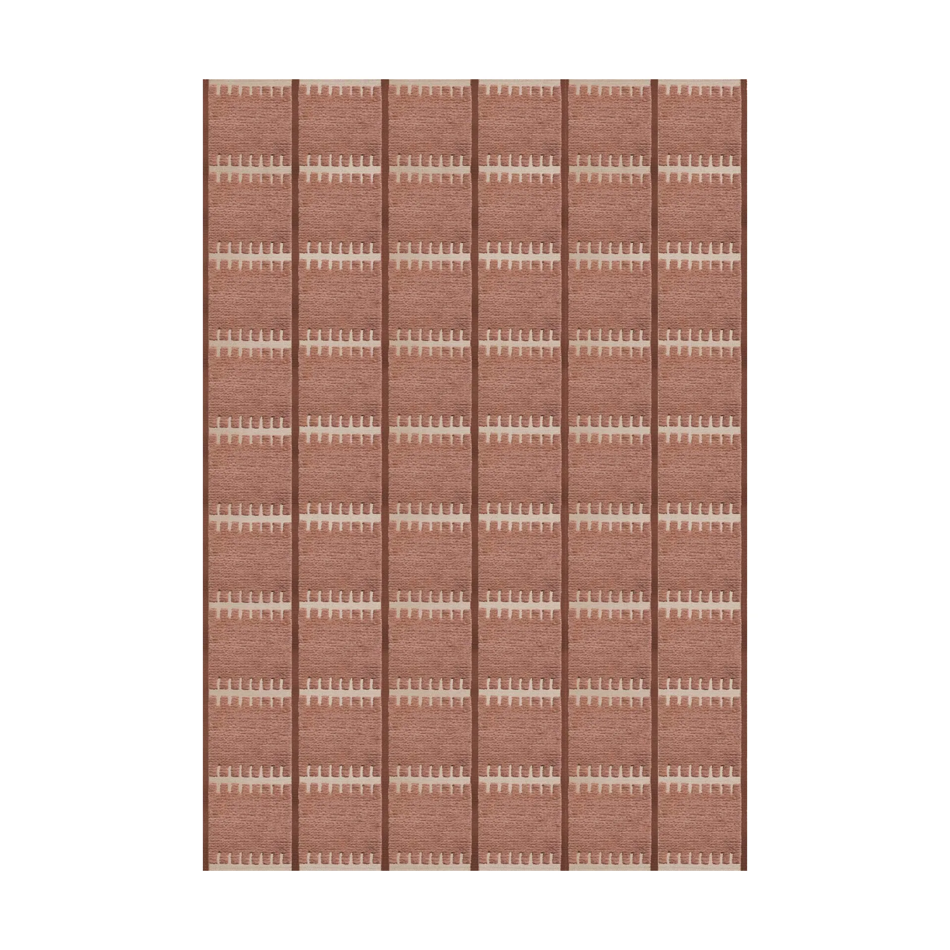 Lilly 羊毛 地毯, 锈红色, 180x270 cm Layered