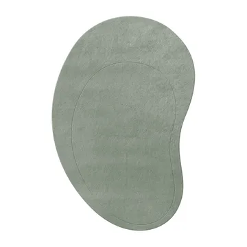 Residue羊毛地毯 - 鼠尾草绿_180x270cm - Layered