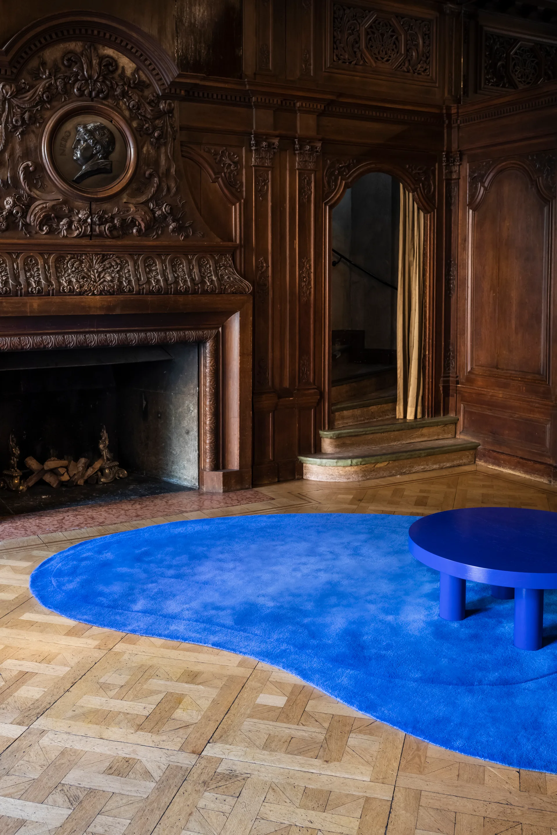 Residue 羊毛 地毯, Cobolt. 180x270 cm Layered