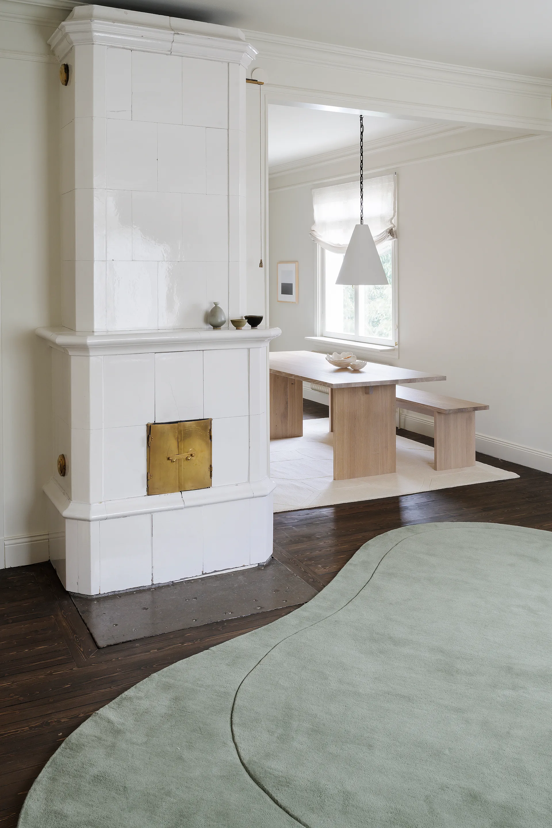 Residue 羊毛 地毯, Sage. 180x270 cm Layered