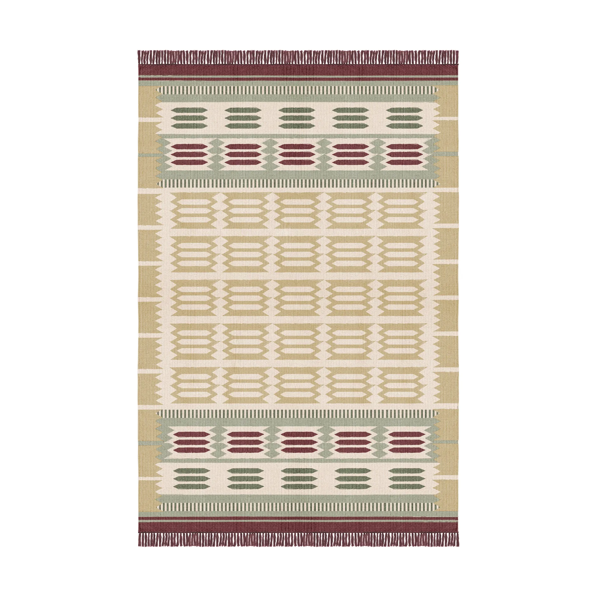 Röllakan Hilma 羊毛 地毯, Primrose, 140x200 cm Layered