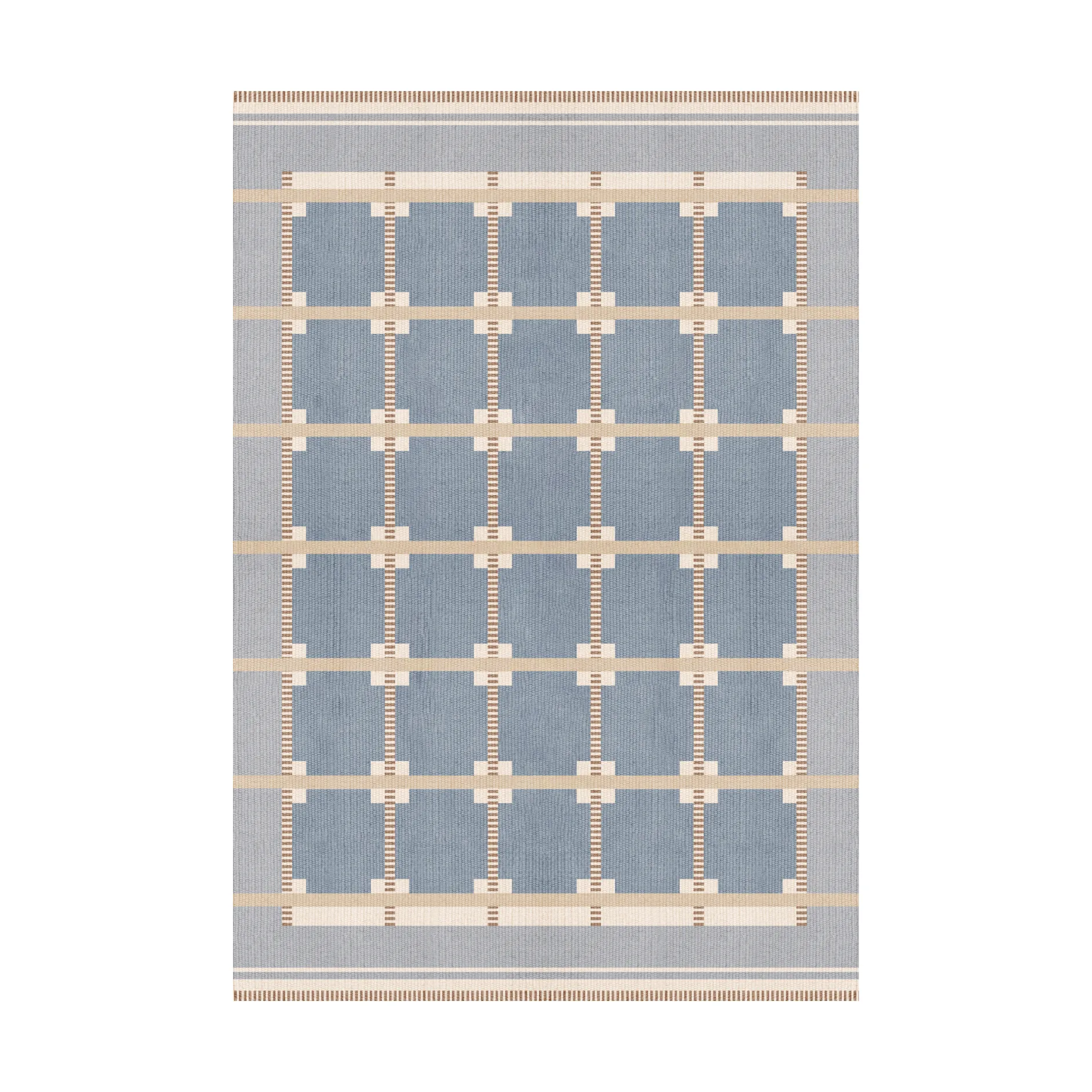 Röllakan Ruth 羊毛 地毯, Summer sky, 140x200 cm Layered