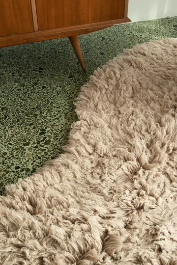 Shaggy 地毯 250x350 cm - Oatmeal - Layered