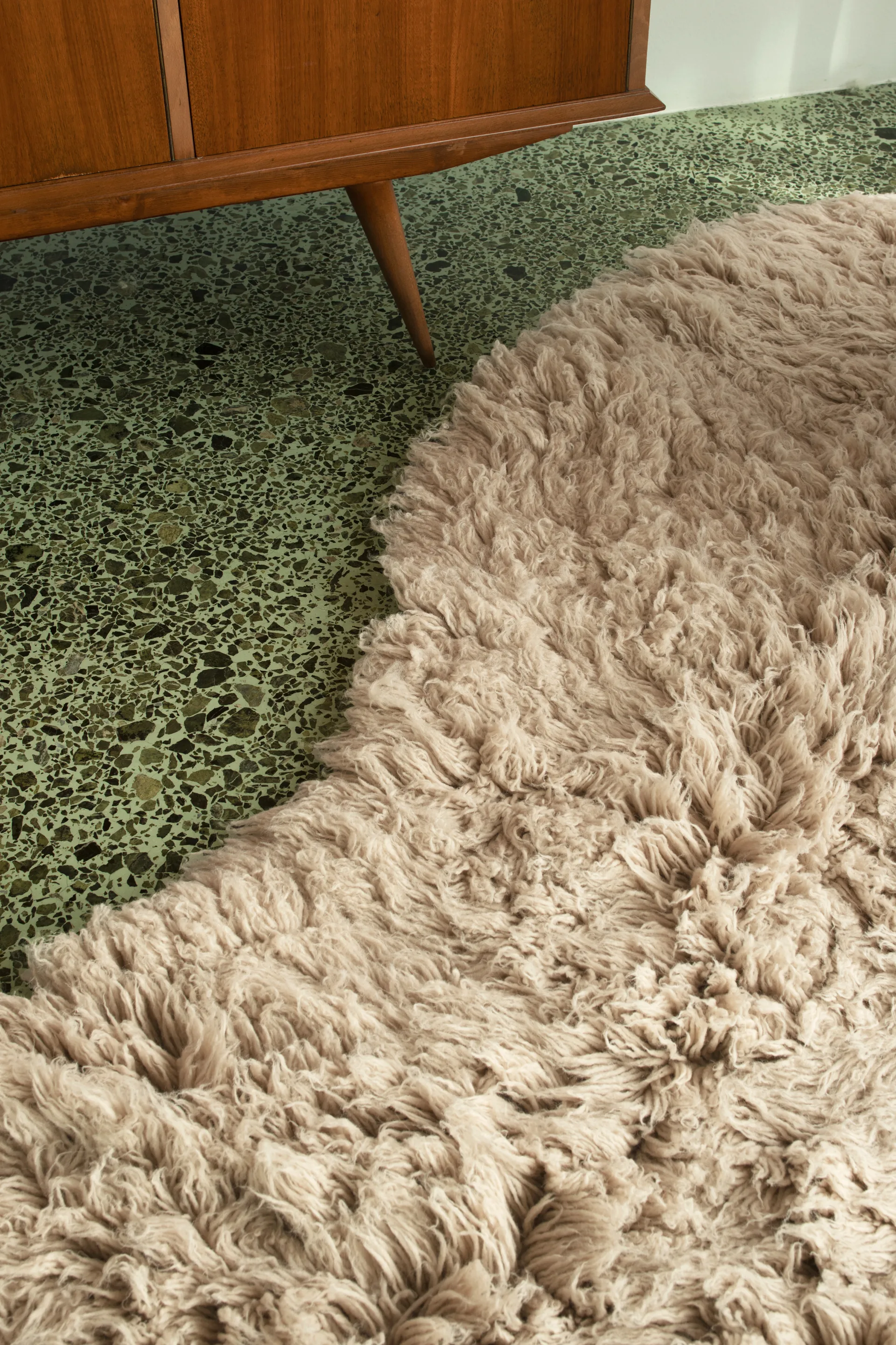 Shaggy 地毯 300x400 cm, Oatmeal Layered