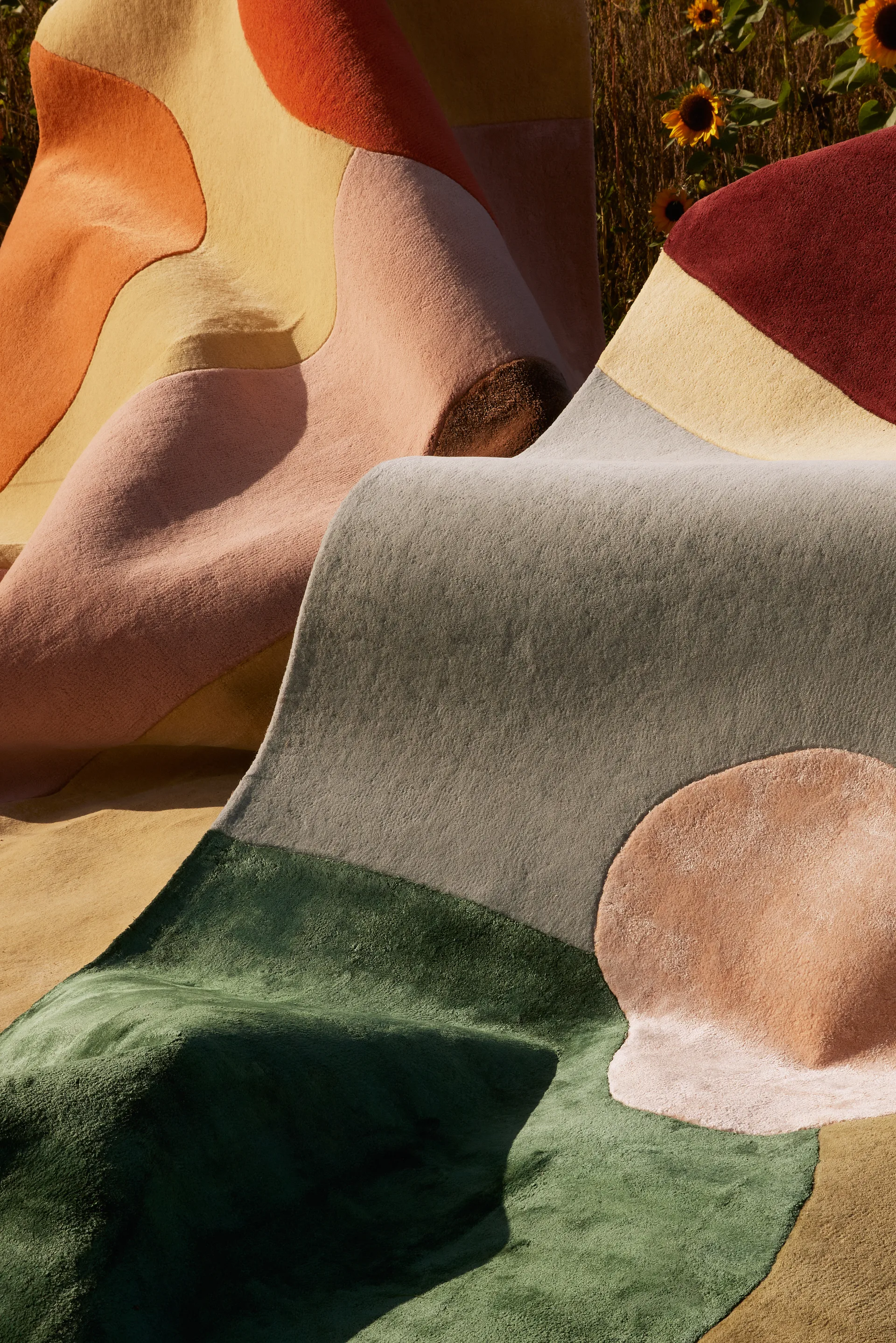 Sleeping Flower 羊毛 地毯, 180x270 cm Layered