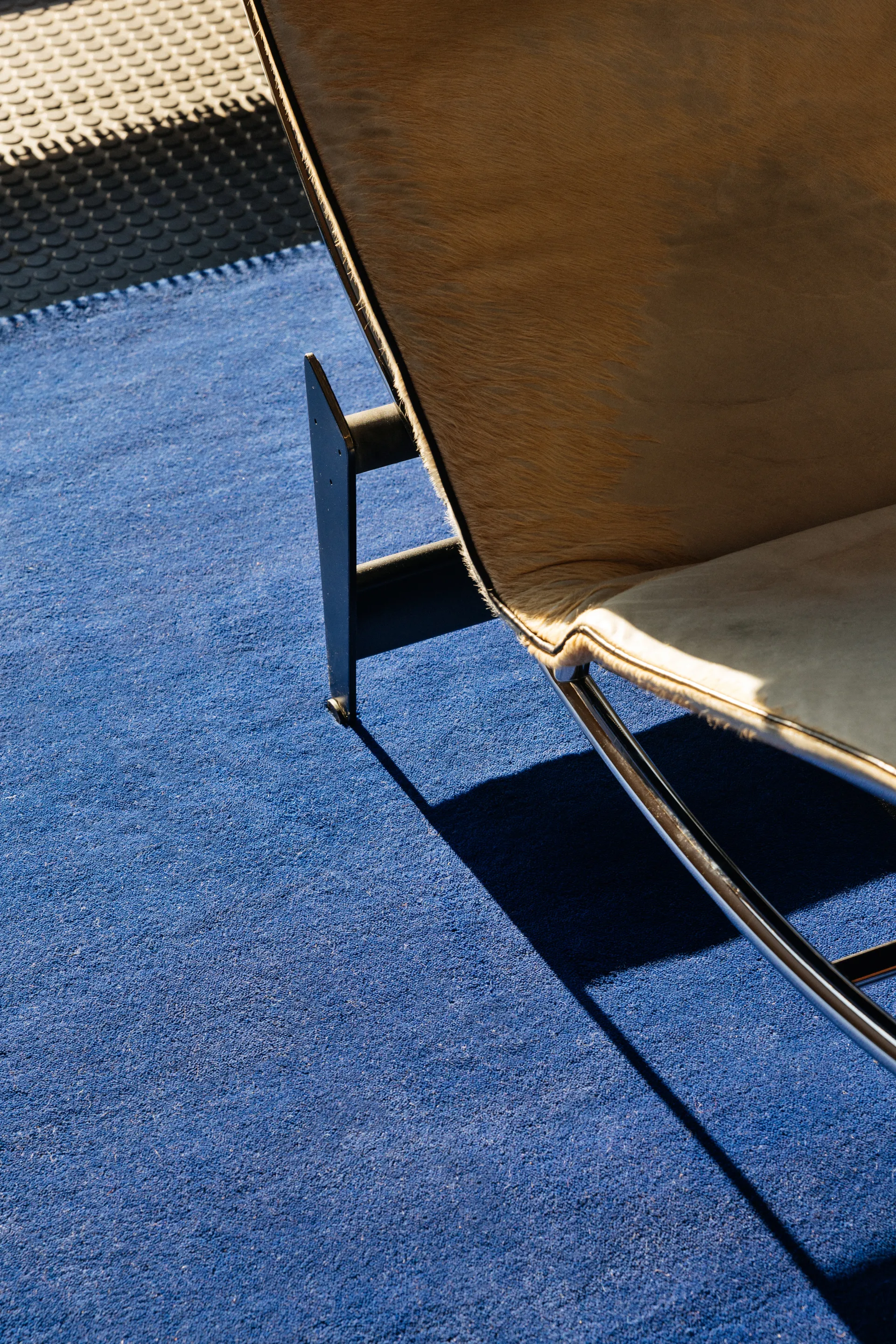 Solid 羊毛 羊毛地毯, 深蓝, 180x270 cm Layered