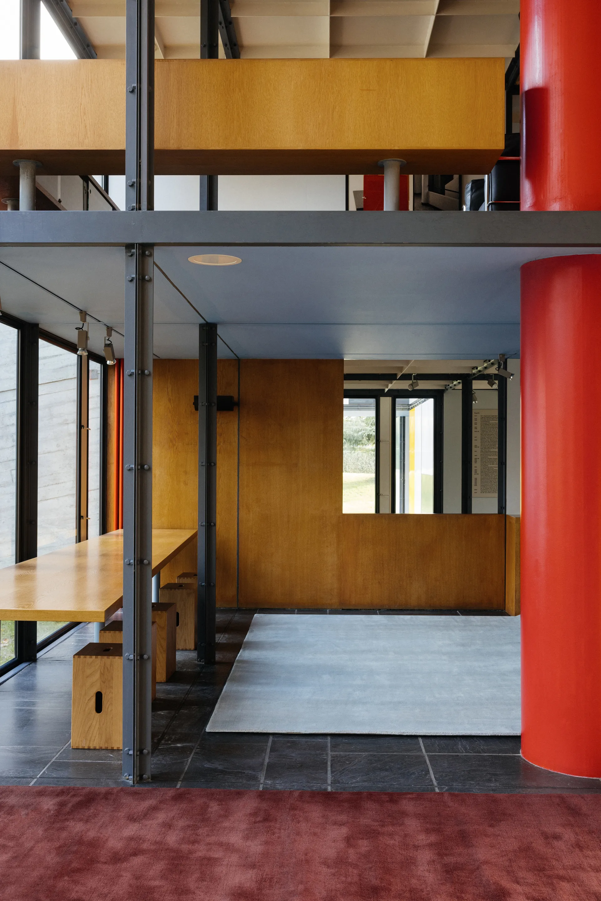 Solid 羊毛 羊毛地毯, Ruby 红色, 180x270 cm Layered