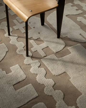 Stig Lindberg Gunnel 羊毛 地毯 - 坚果 褐色. 180x270 cm - Layered