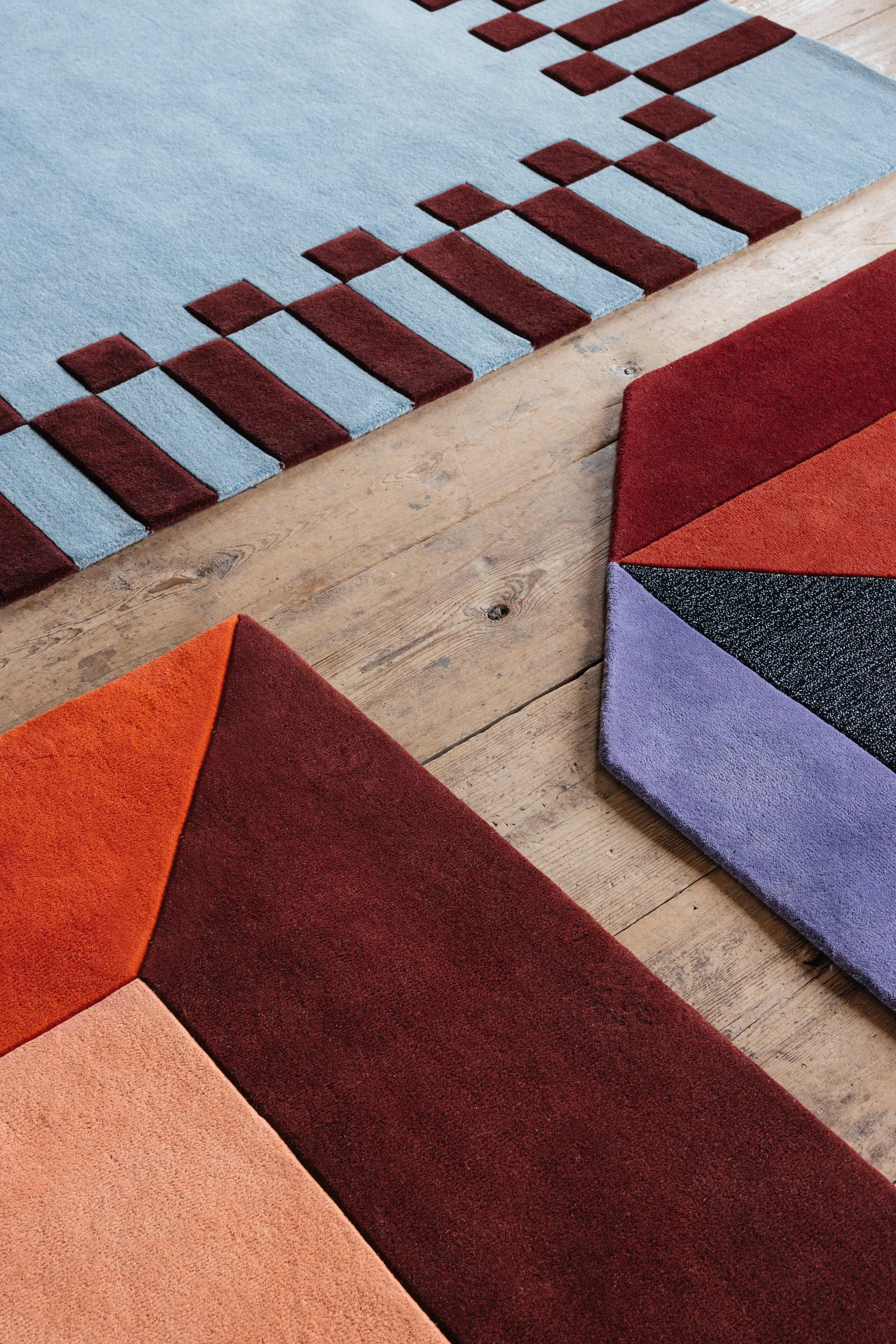 Teklan box 羊毛地毯, Corals, 180x270 cm Layered