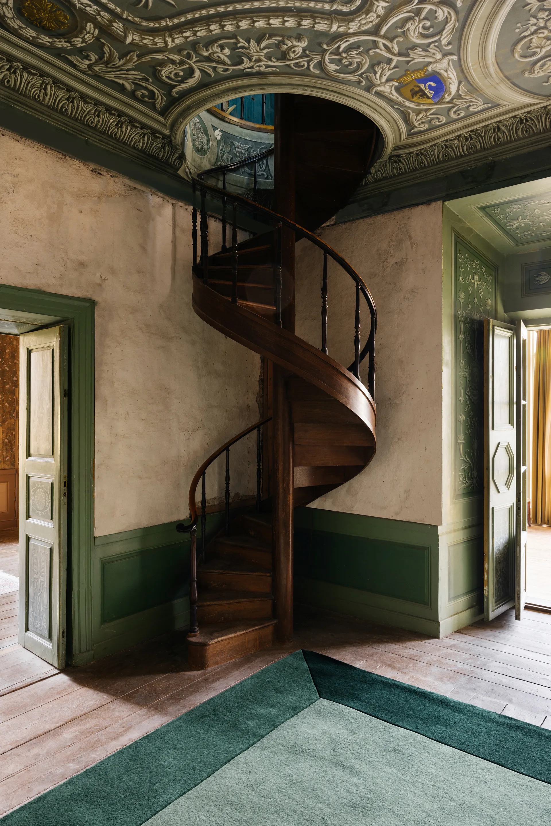 Teklan box 羊毛地毯, Greens, 180x270 cm Layered