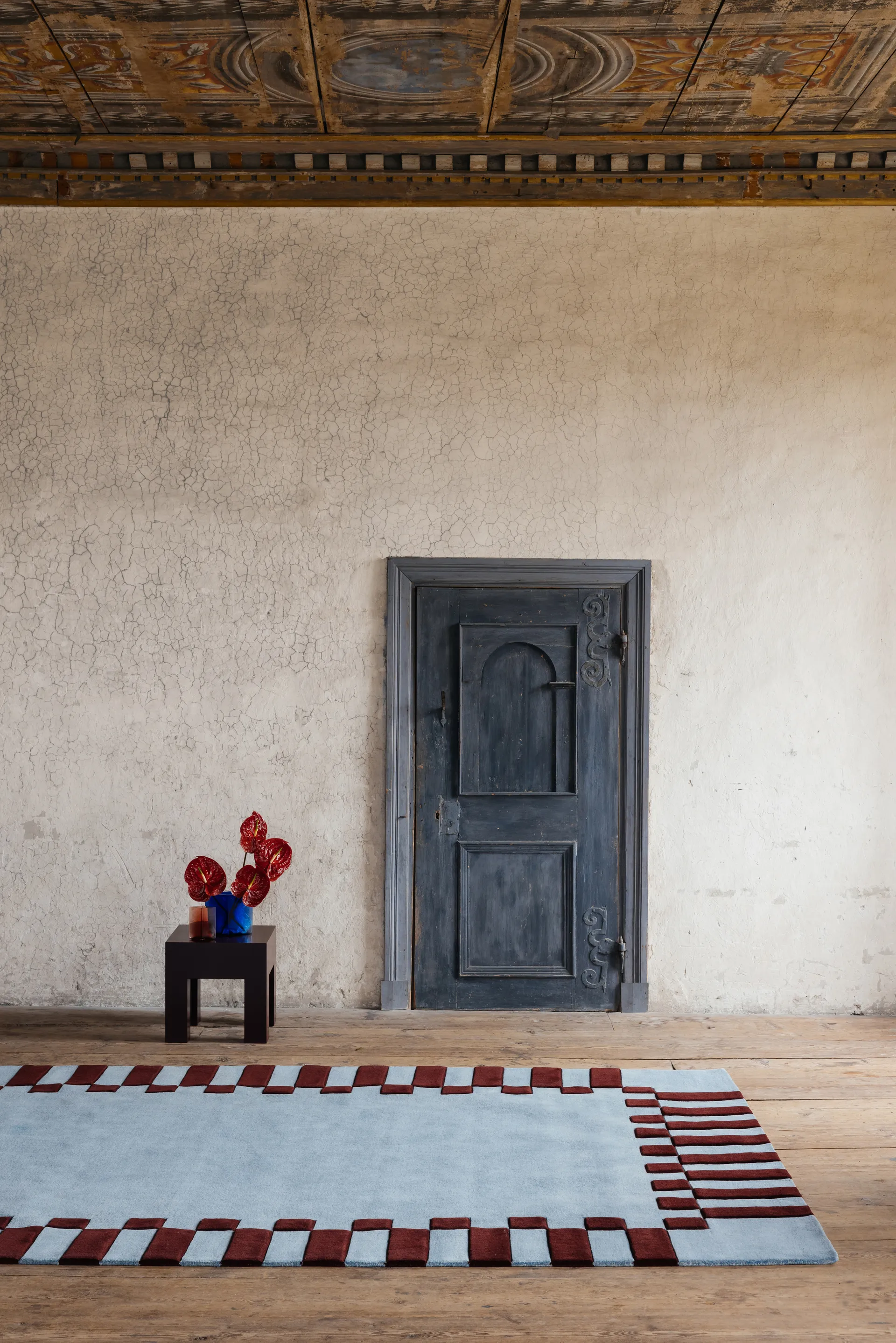 Teklan 框架 羊毛地毯, Mulberry sky, 180x270 cm Layered
