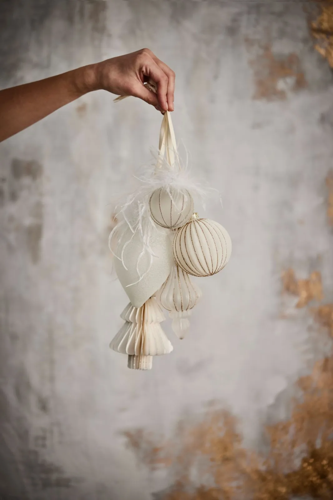 诺里尔圣诞挂件12厘米, 白色 Lene Bjerre