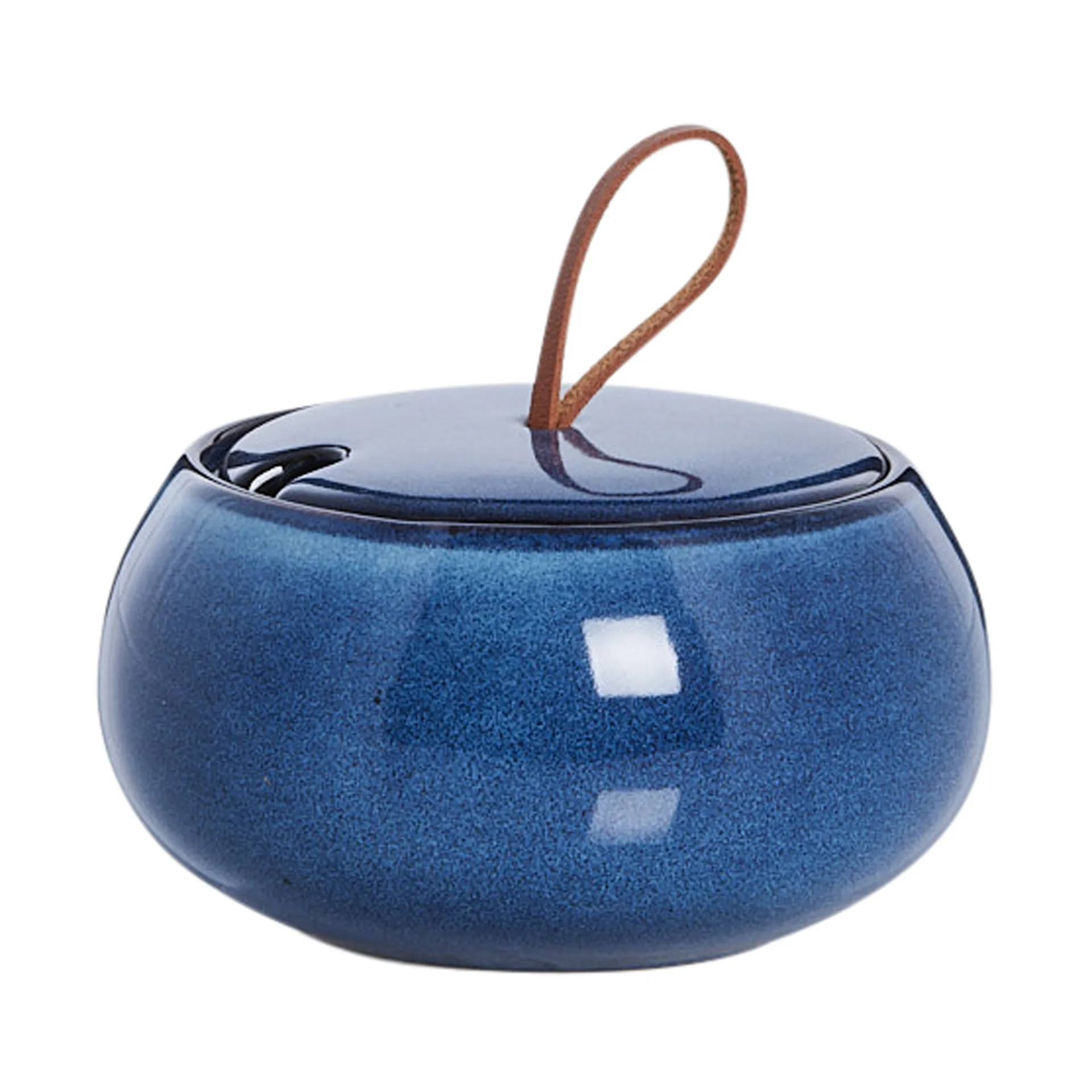 Amera 带盖糖碗 Ø13cm, 蓝色 Lene Bjerre