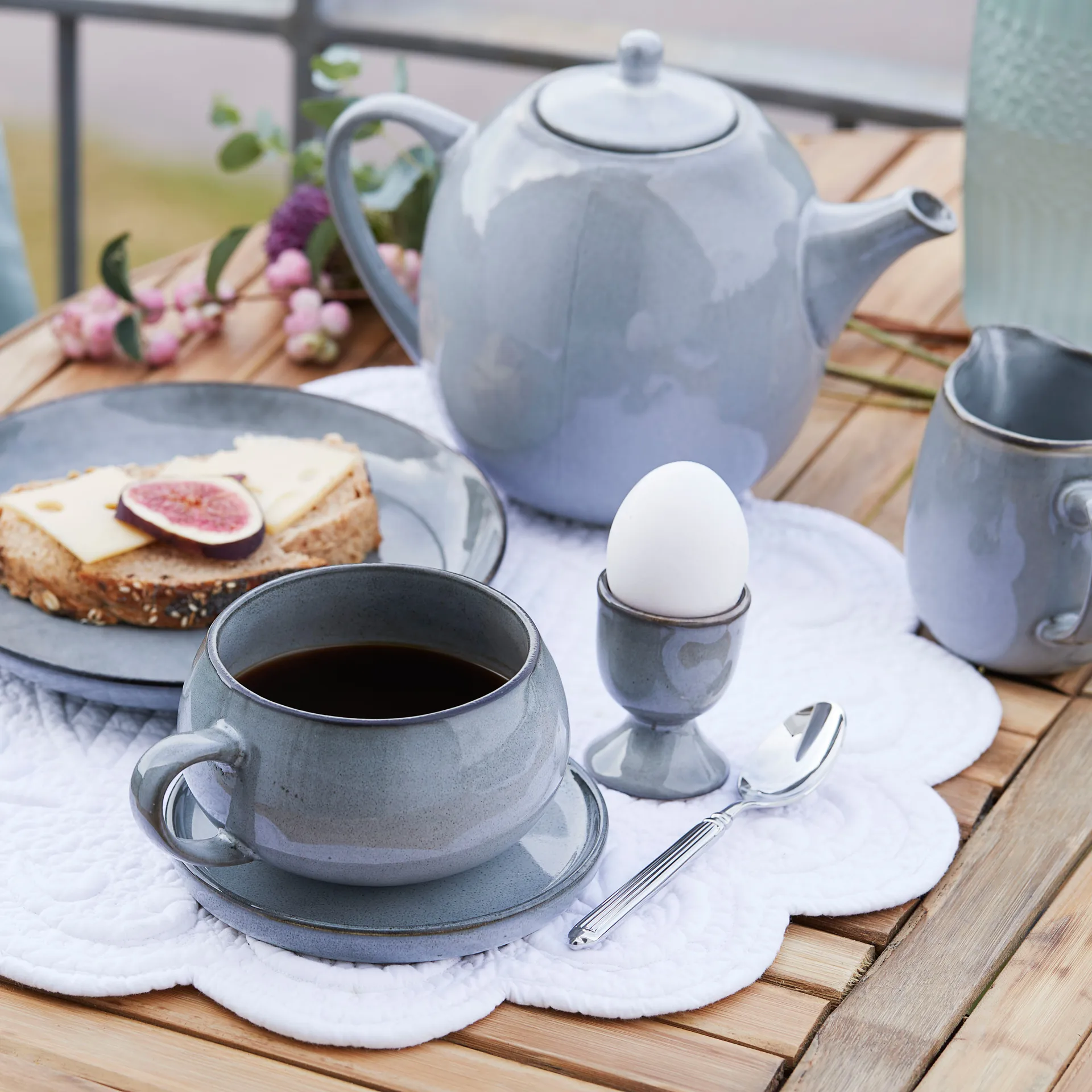 Amera 蛋杯 6.5 cm, 灰色 Lene Bjerre