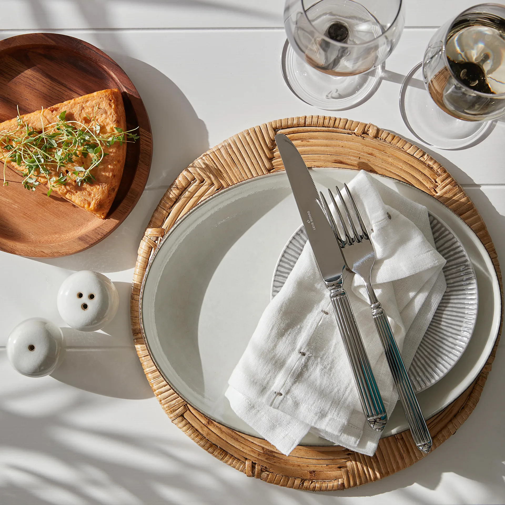 Amera salt- & pepper shakers, 白色 沙色 Lene Bjerre