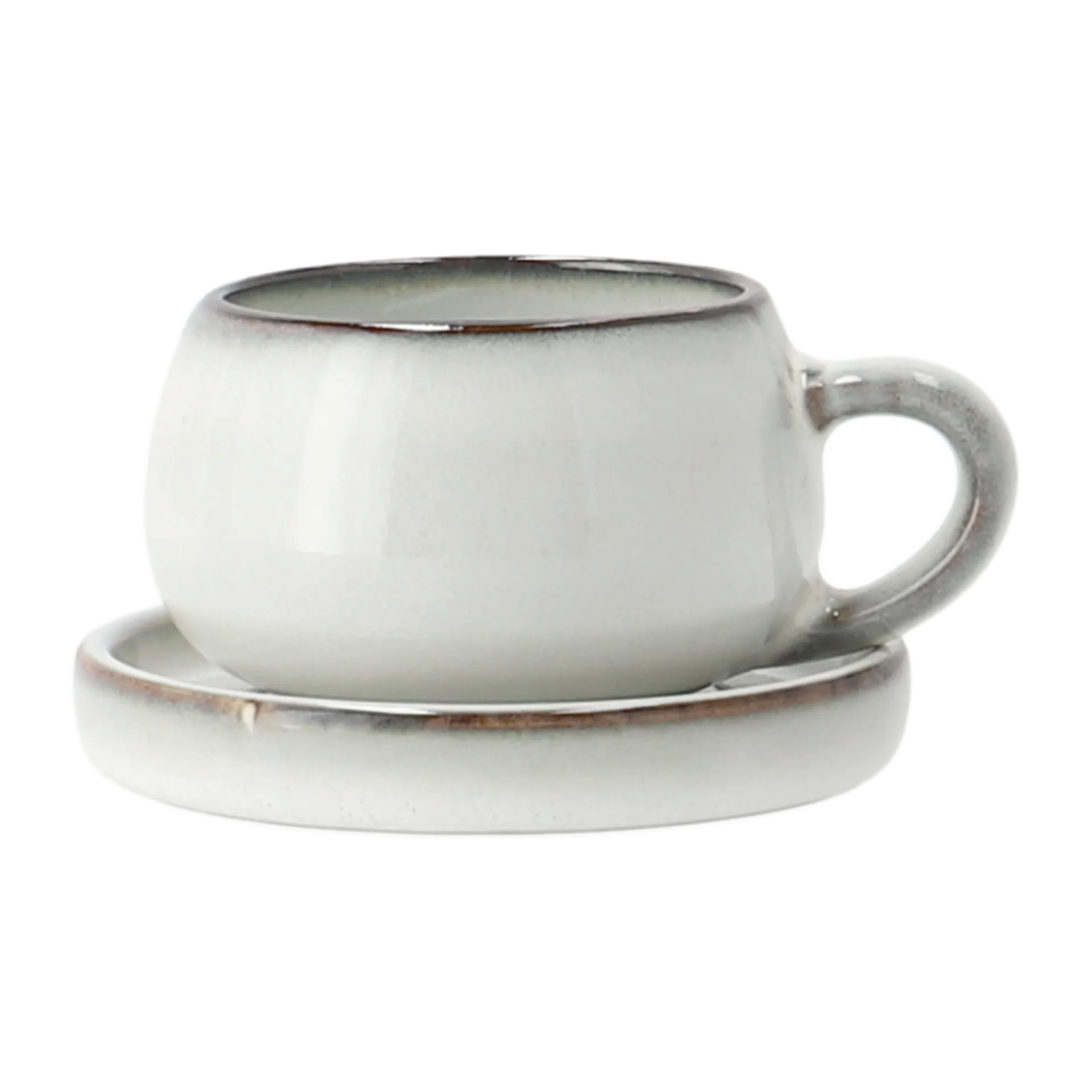 Amera意式浓缩咖啡杯带杯碟, 白色沙滩 Lene Bjerre