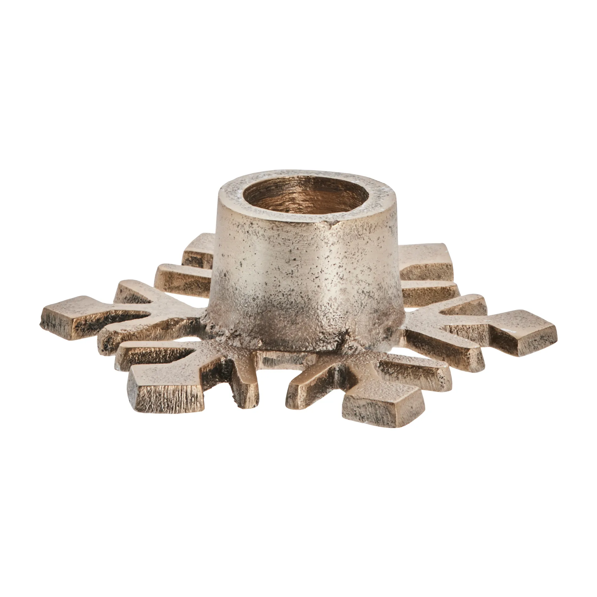 Caville 烛台 snow flake 9.5 cm, light 金色 Lene Bjerre