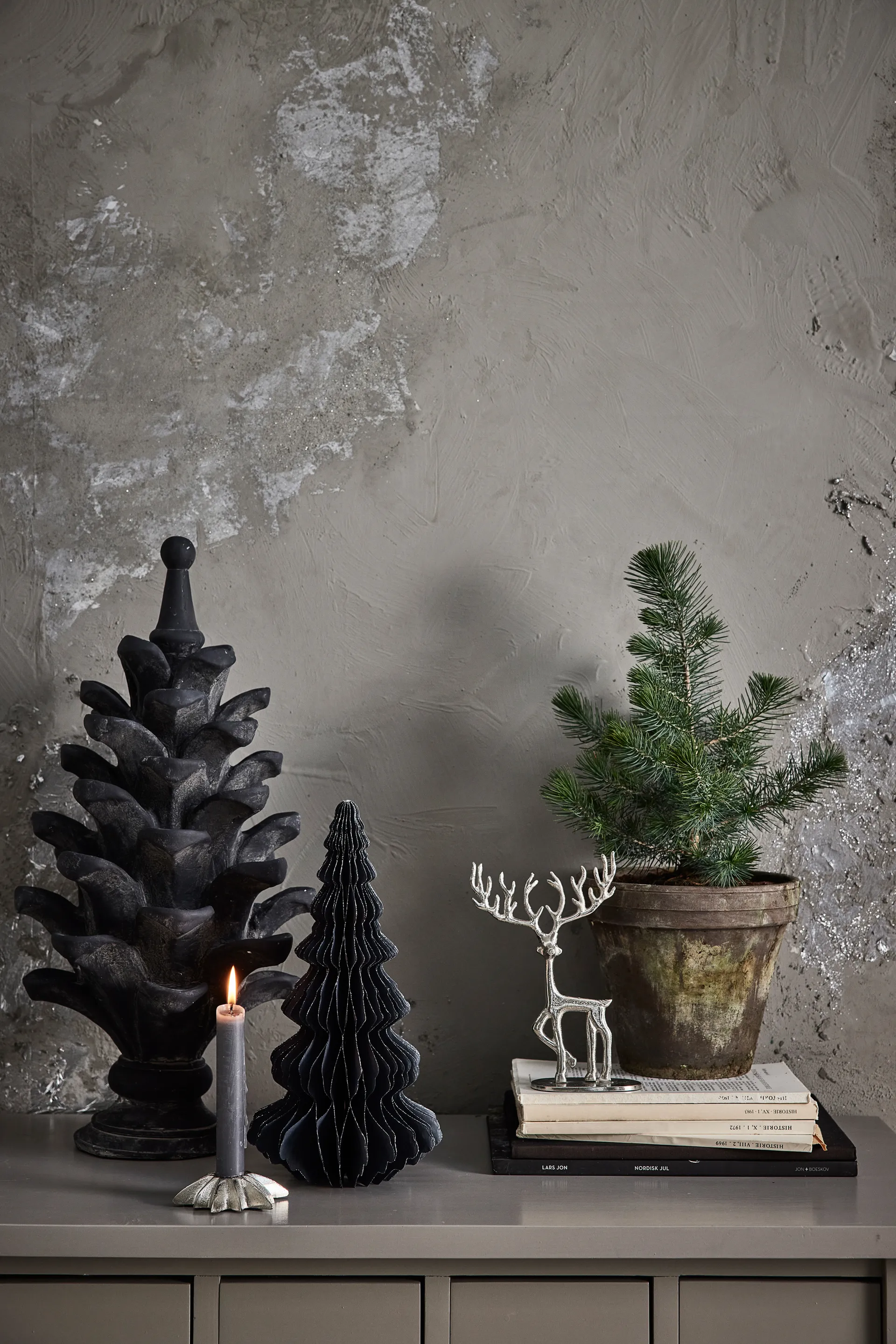 Caville 烛台 star 9.5 cm, 银色 Lene Bjerre