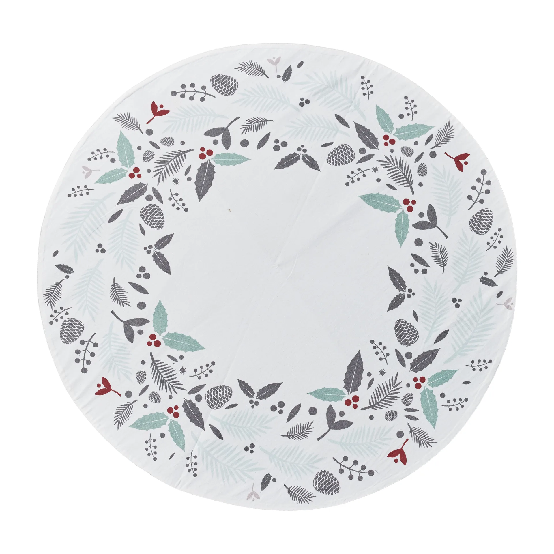 Cristivia Chrsitmas tree 地毯 Ø110 cm, 白色-混合色 Lene Bjerre