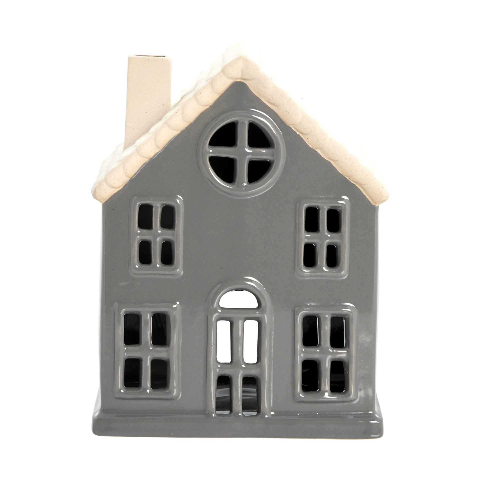 Hollia decorative house 18 cm, Dark grey Lene Bjerre