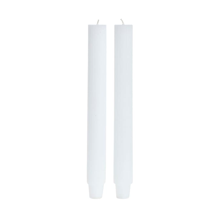 Livissia taper candles 24.5 cm 两件套装 - 白色 - Lene Bjerre